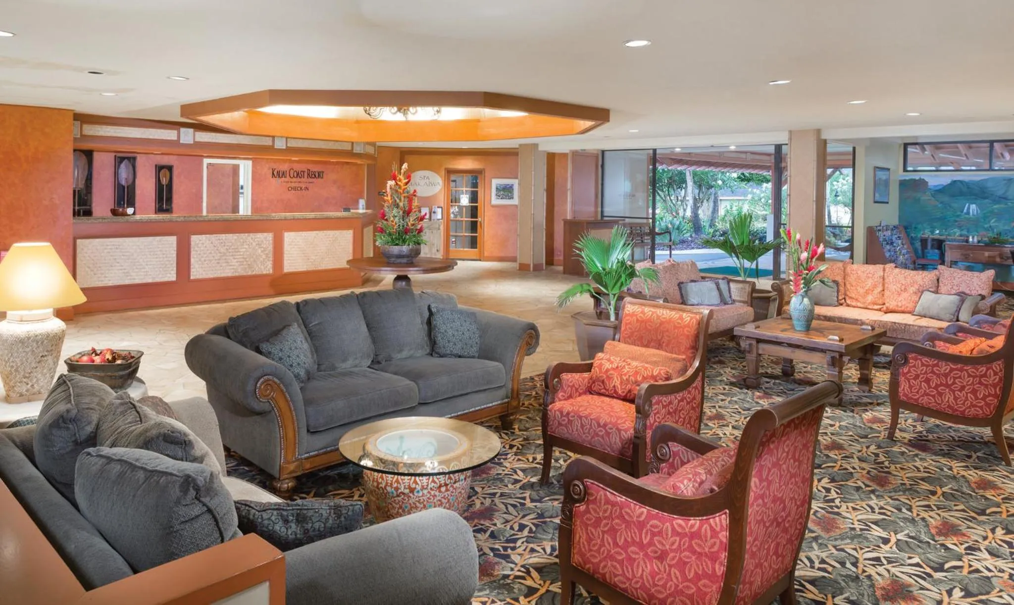 Lobby or reception in Kauai Coast Resort at the Beach Boy