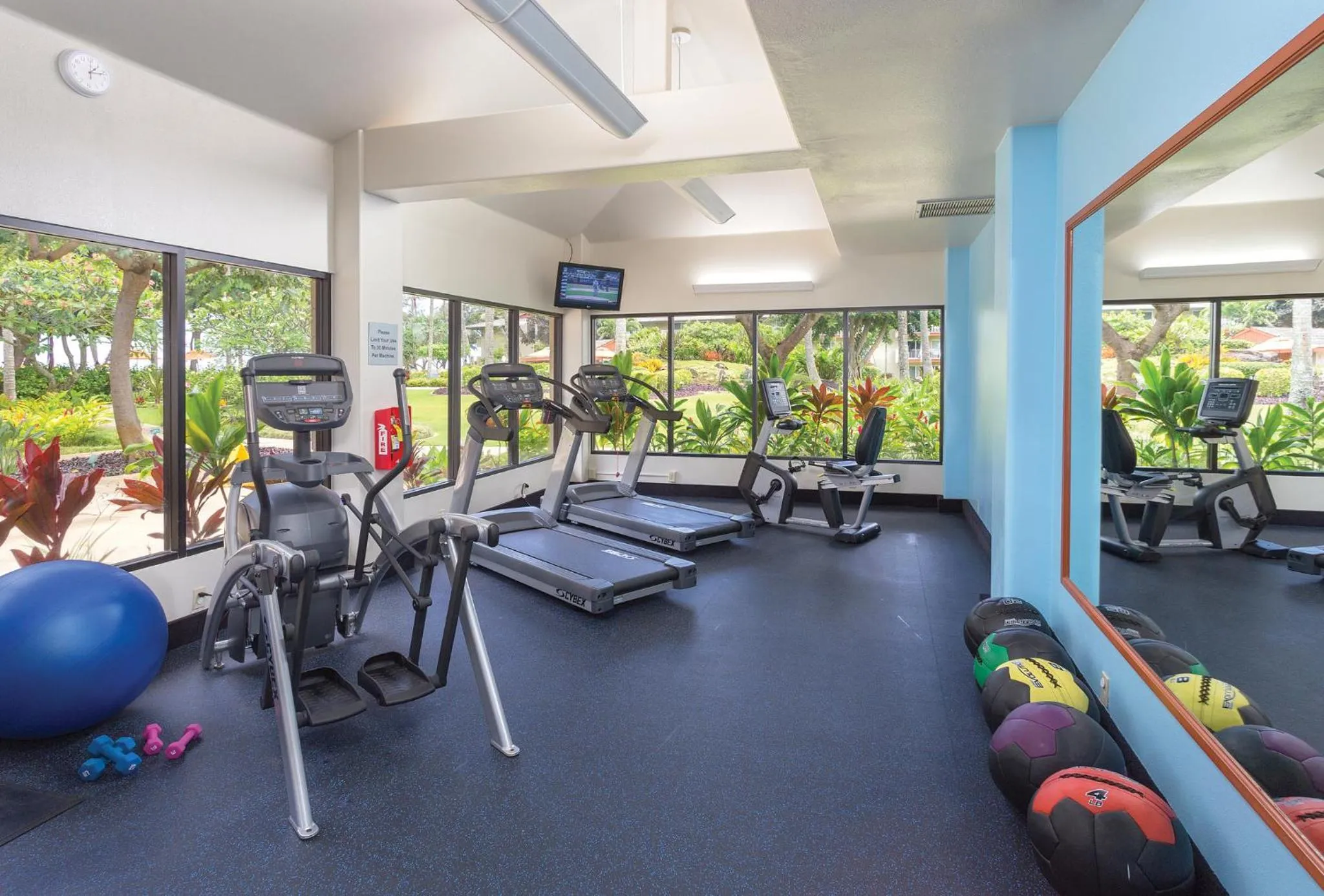Fitness centre/facilities in Kauai Coast Resort at the Beach Boy
