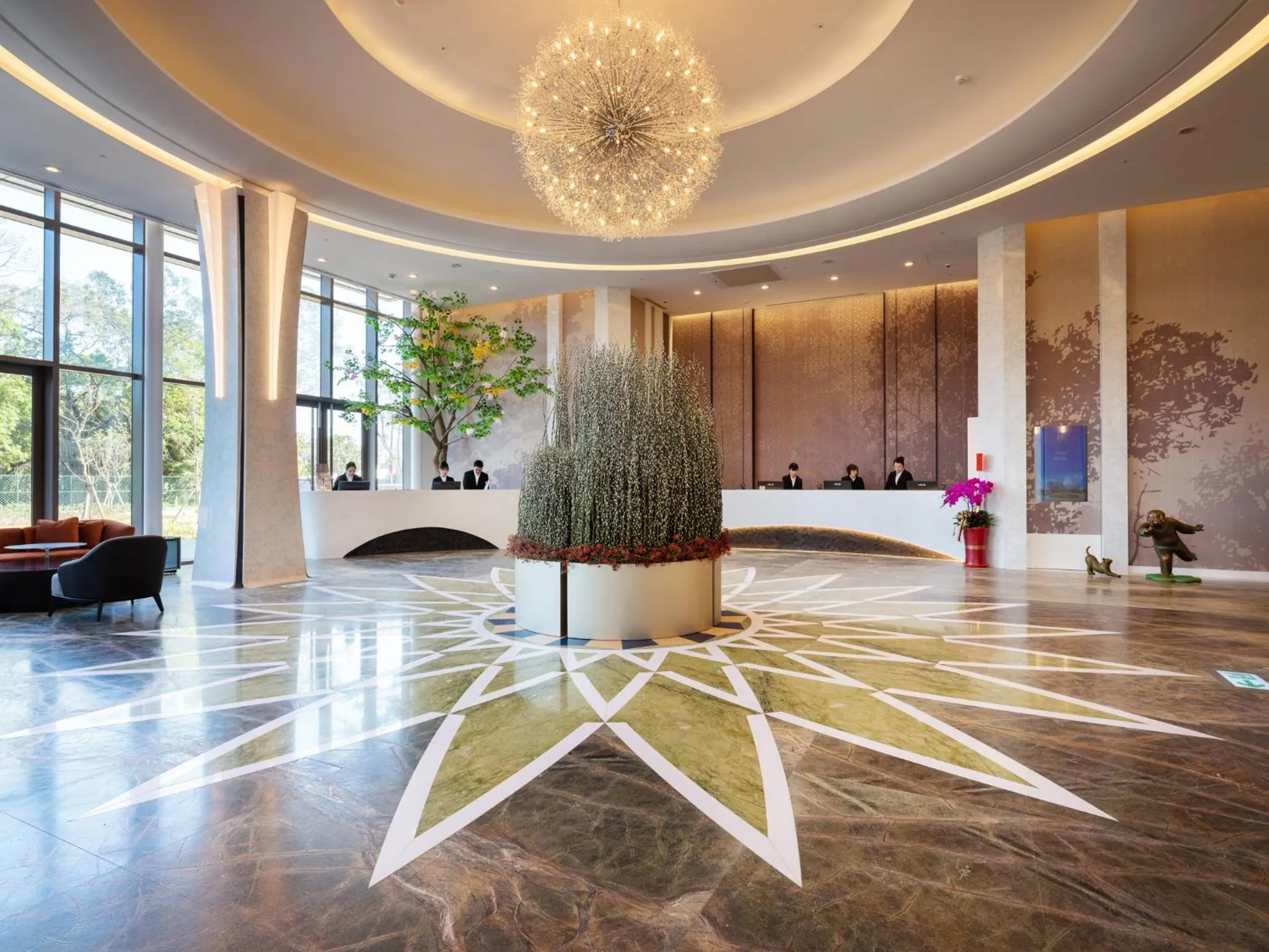 Lobby or reception in Fame Hall Garden Hotel