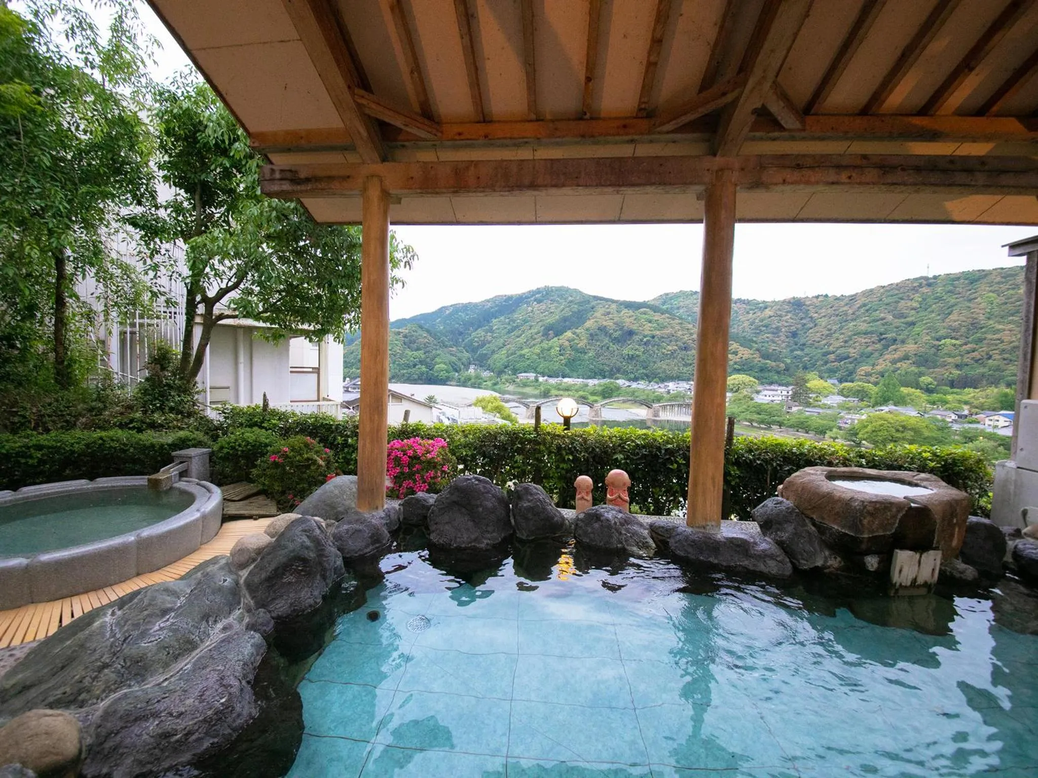 Hot Spring Bath in Iwakuni Kokusai Kanko Hotel