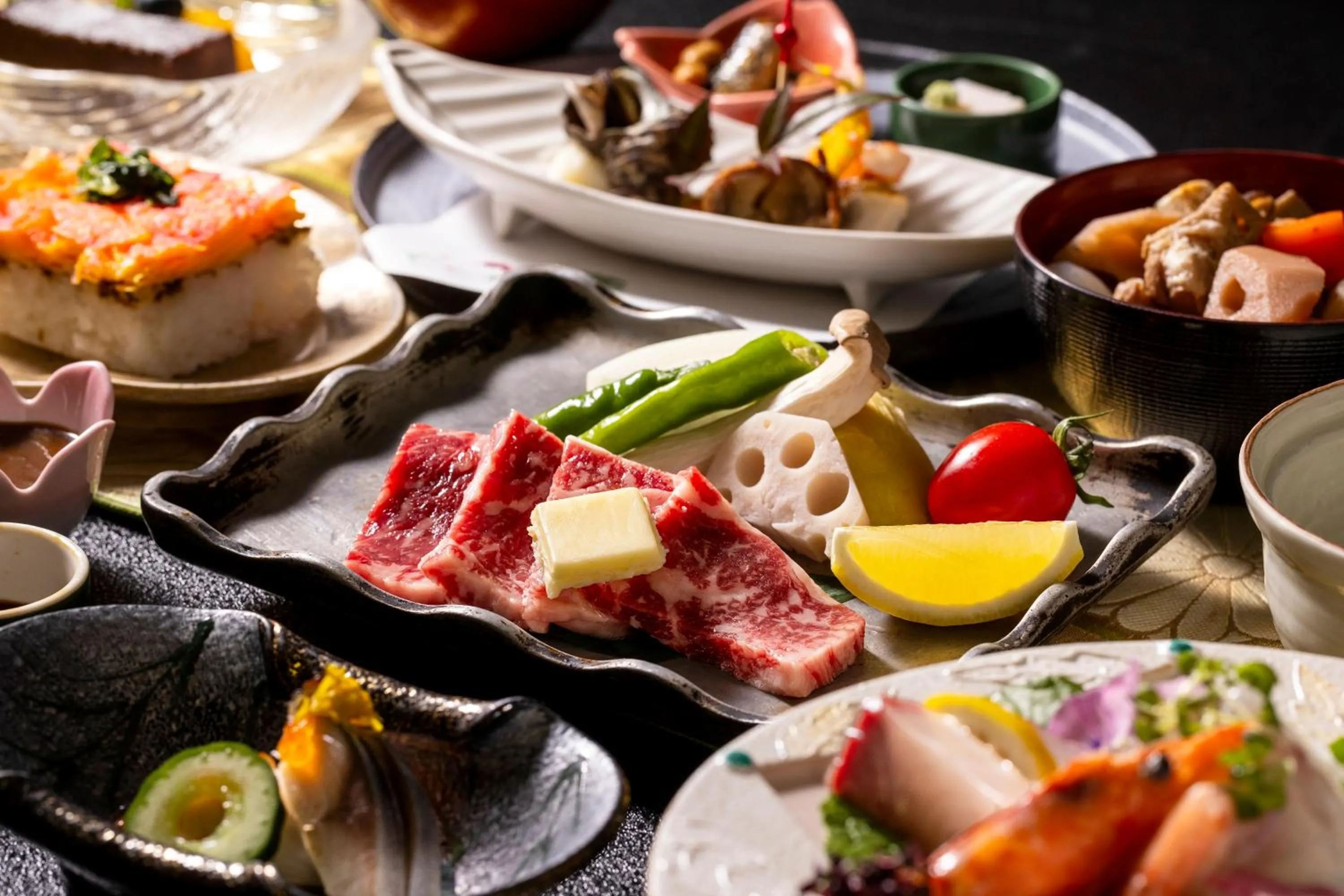 Dinner in Iwakuni Kokusai Kanko Hotel