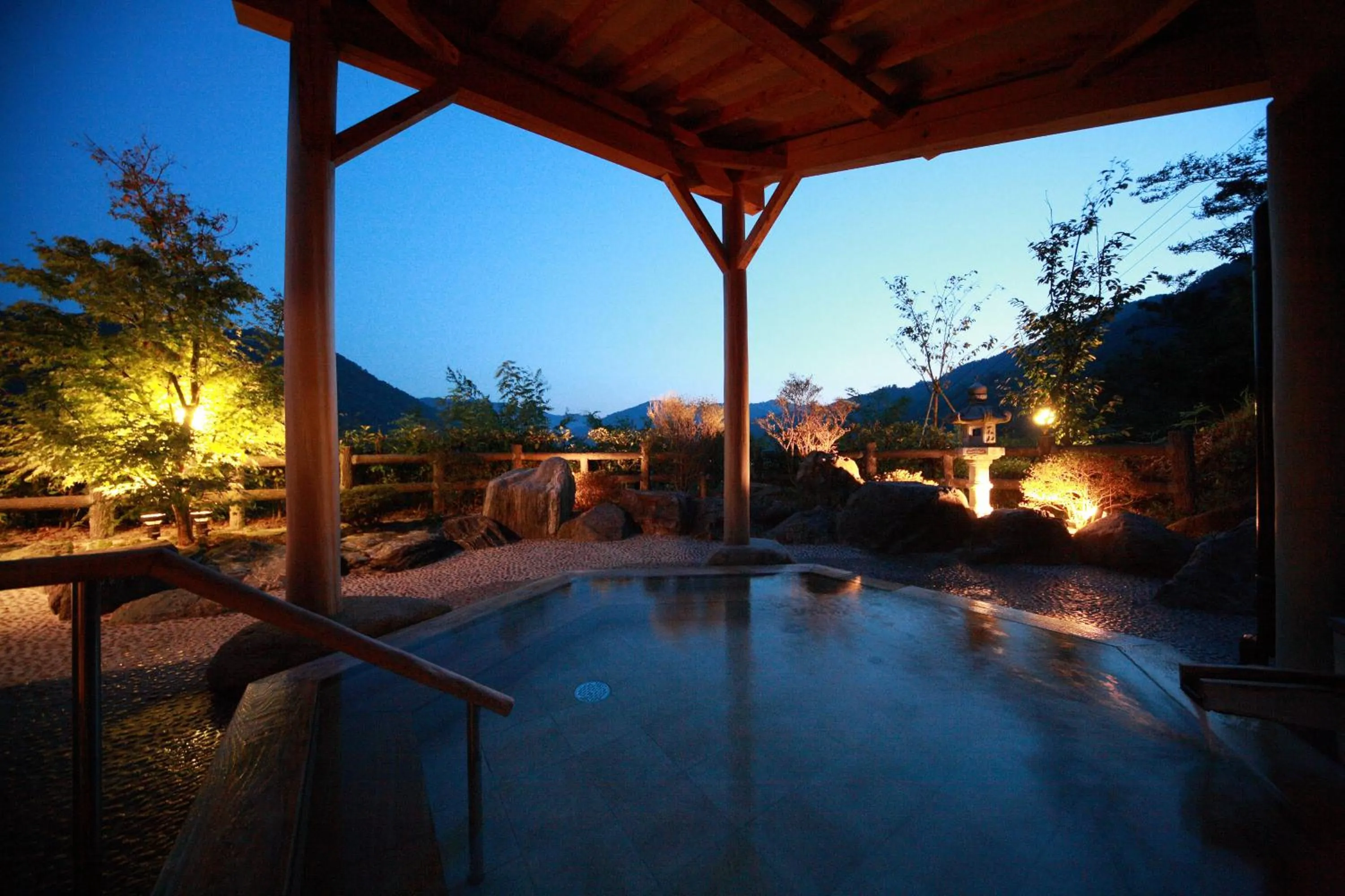 Hot Spring Bath in Iwakuni Kokusai Kanko Hotel