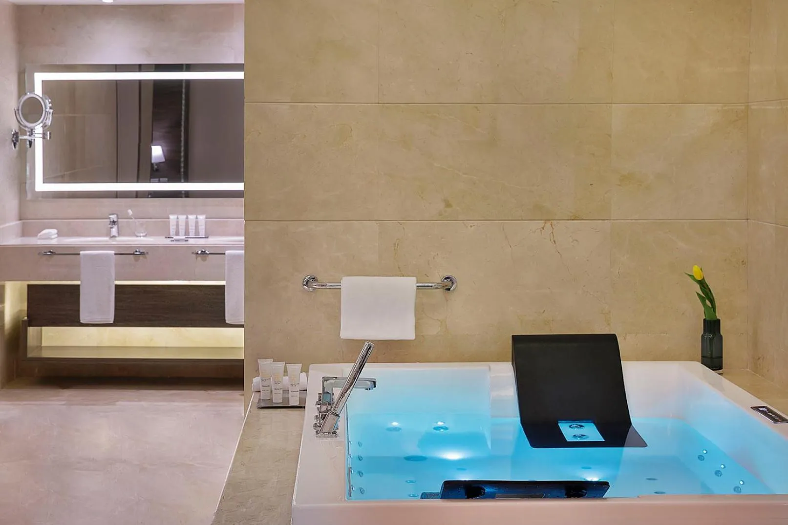 Toilet in voco Al Khobar by IHG