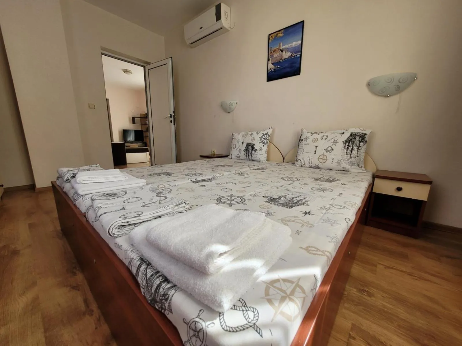 Bed in Guesthouse Iceberg