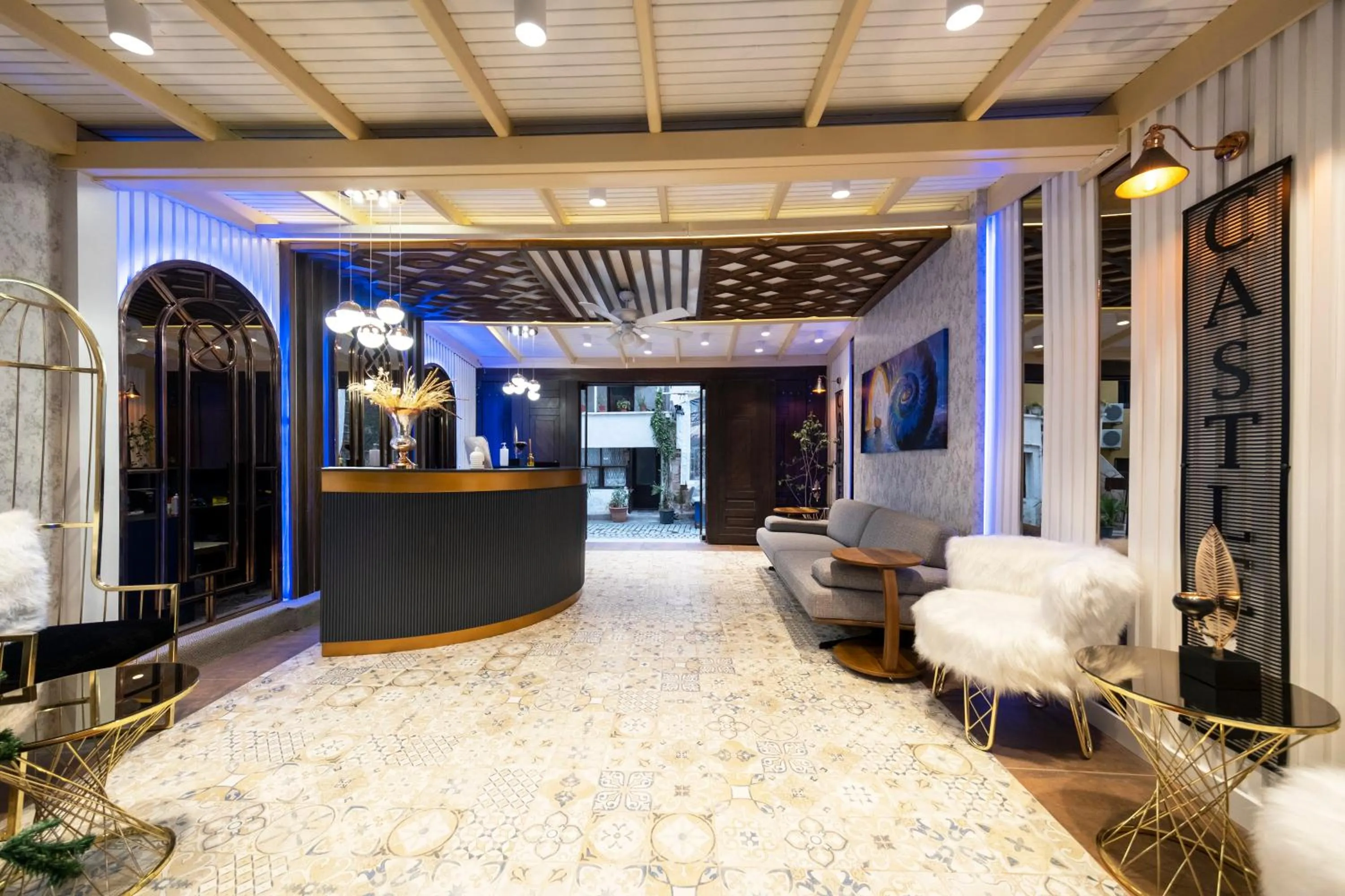 Lobby or reception in Castle Old Town Hotel