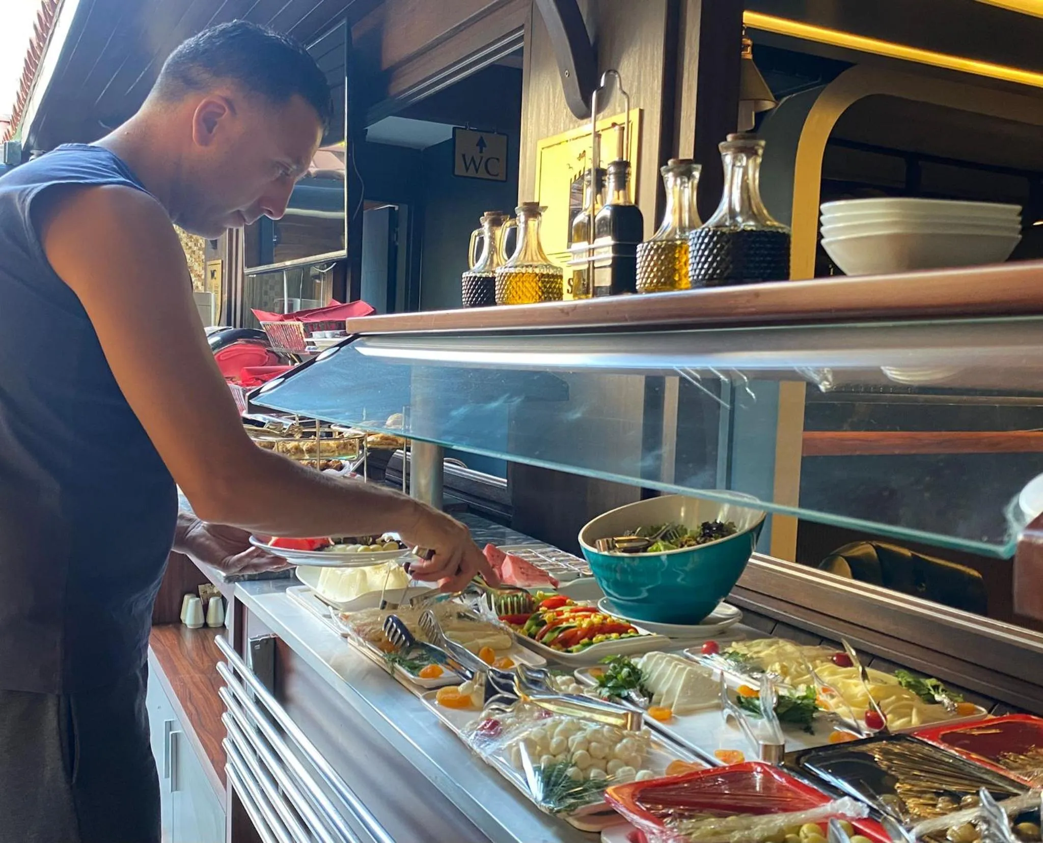 Buffet breakfast in Castle Old Town Hotel