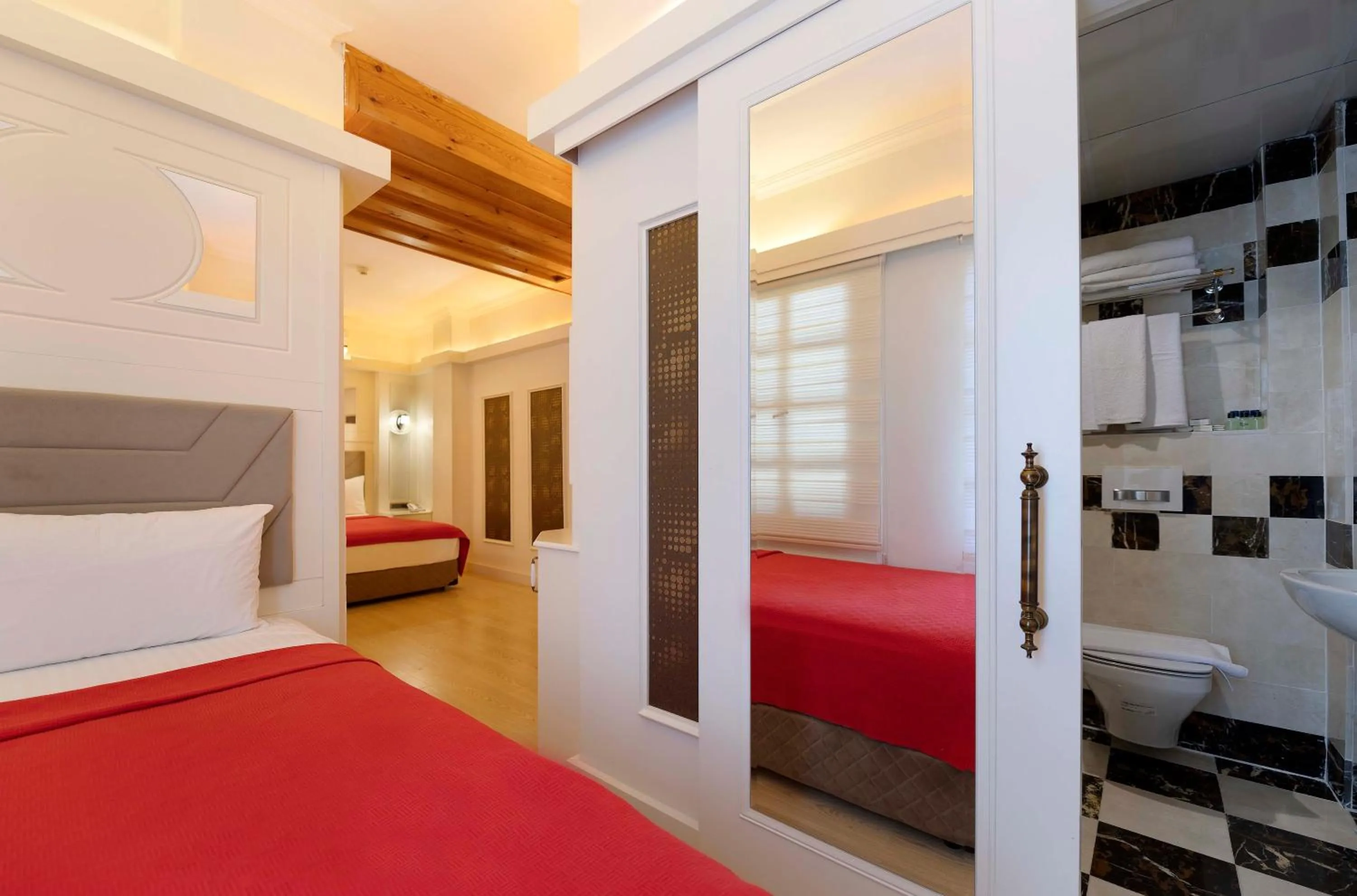 Bed in Castle Old Town Hotel