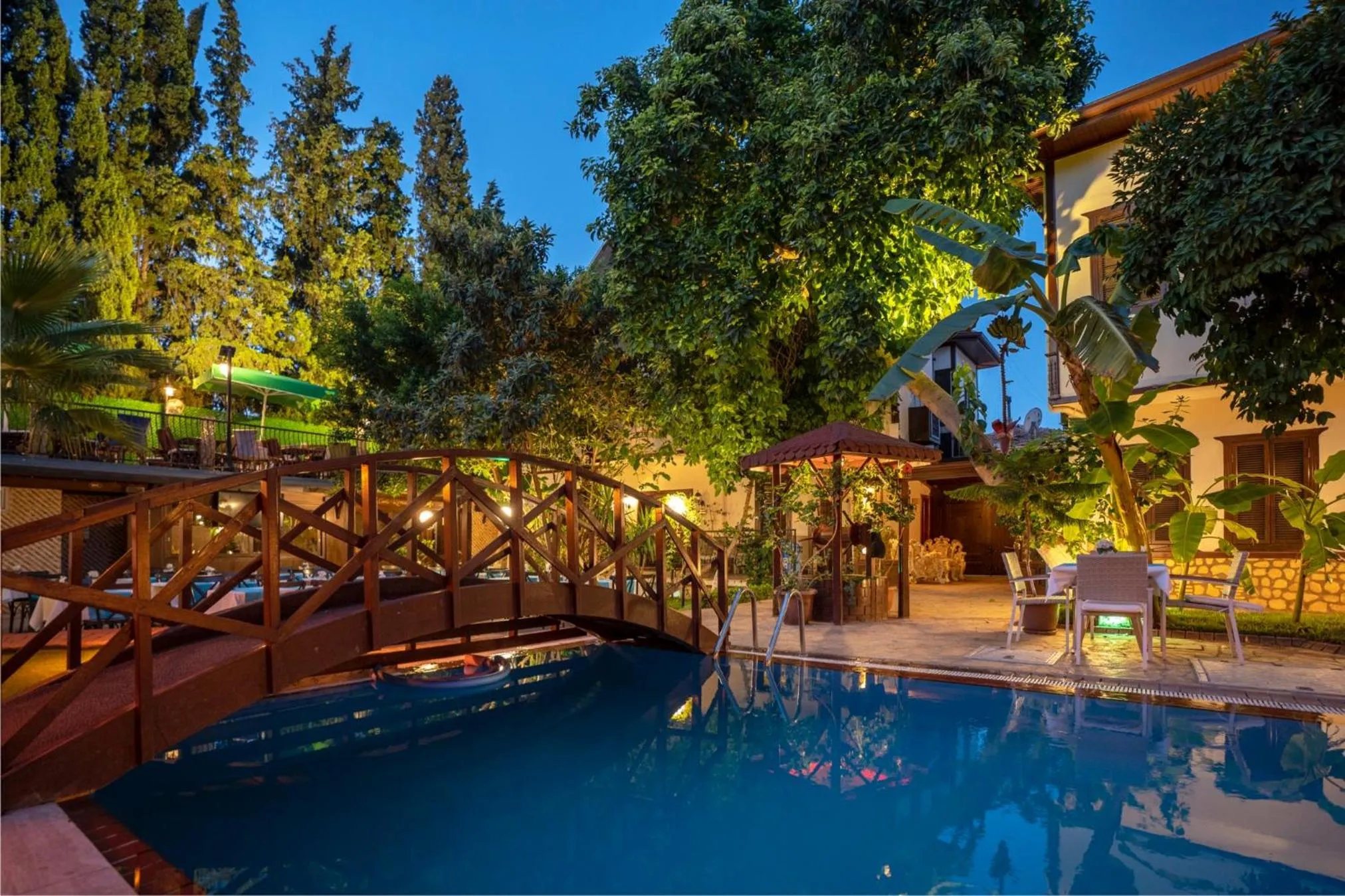 Pool view in Castle Old Town Hotel