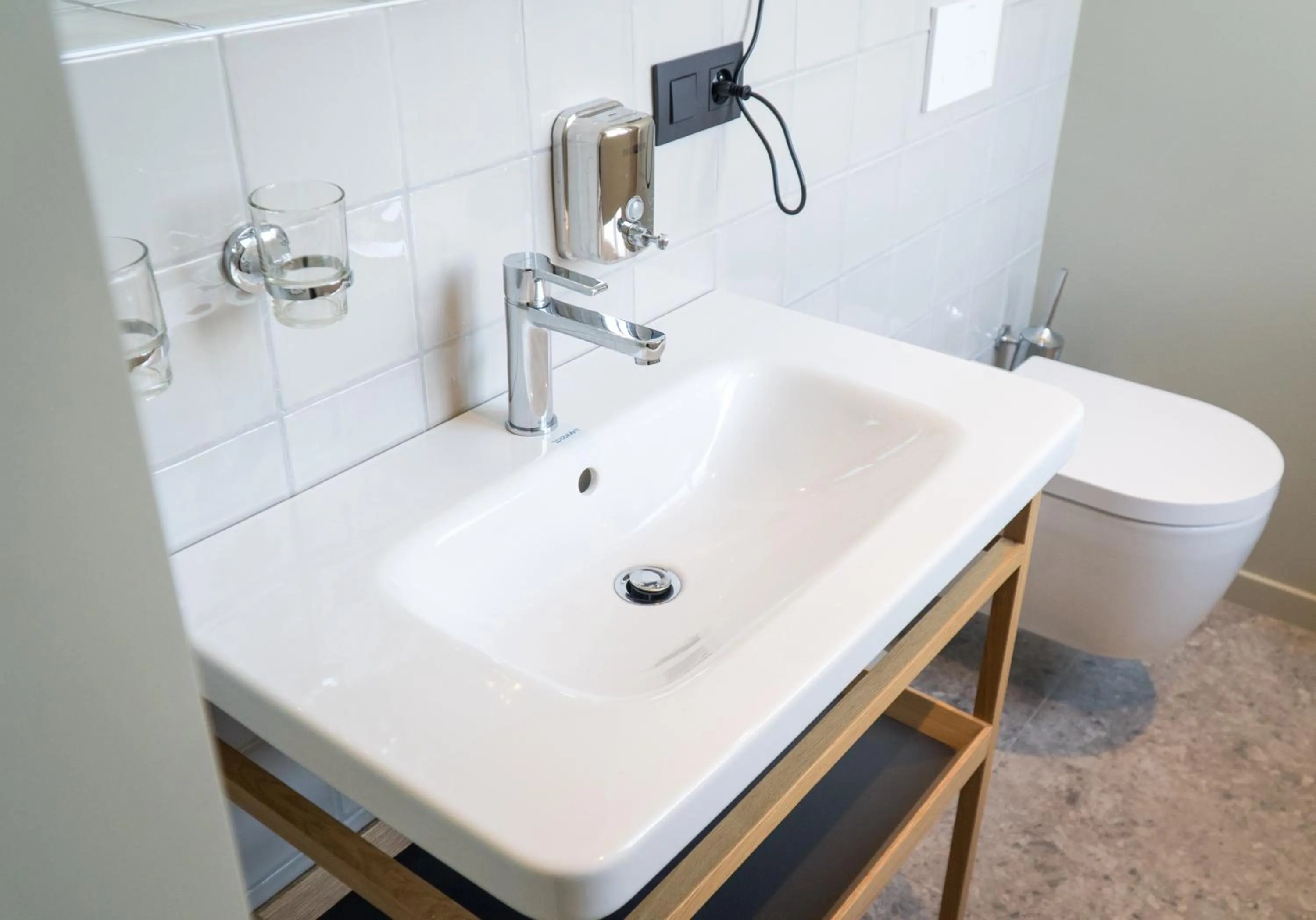 Bathroom in Café Coureur Borgloon