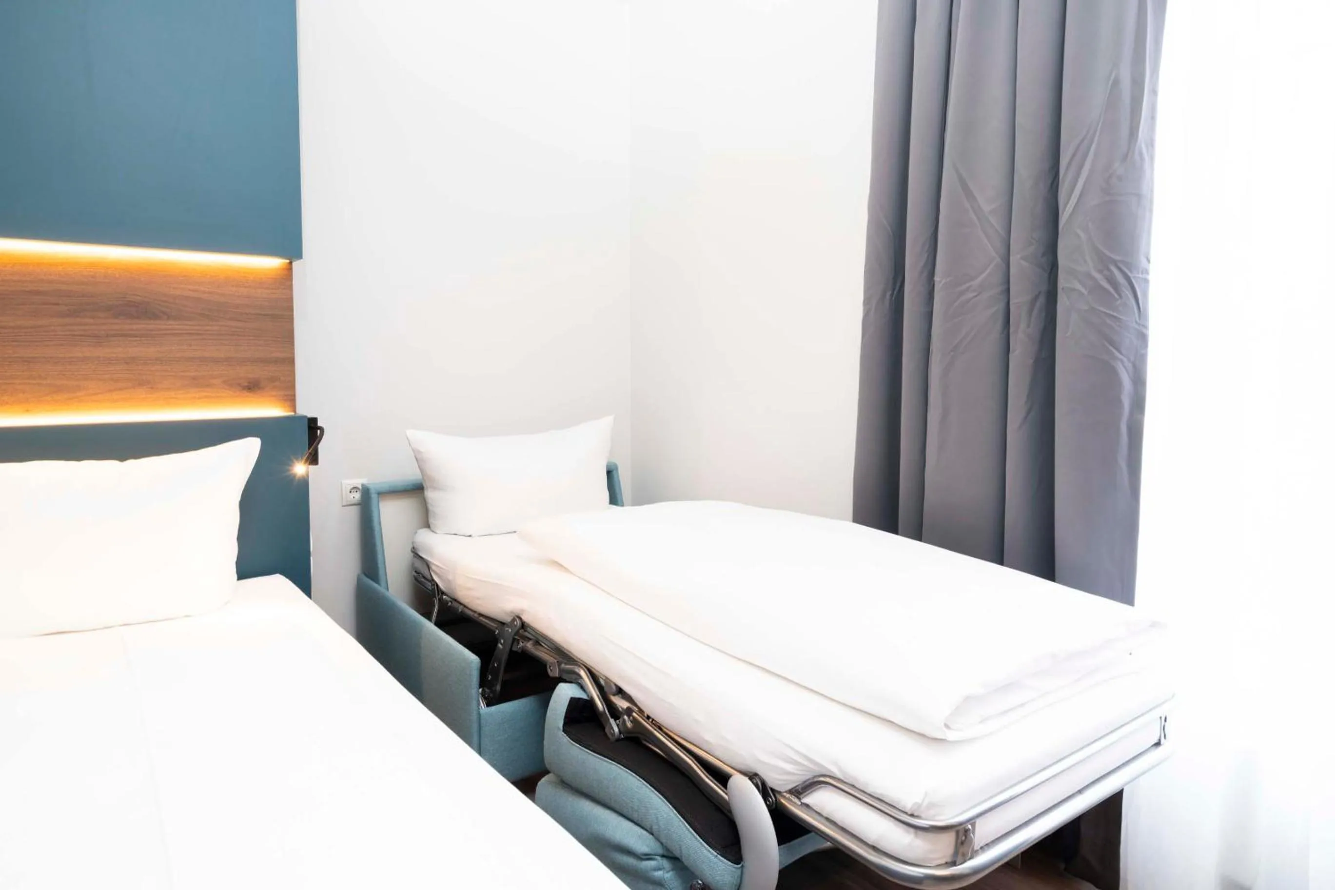 Bed in Hotel Rosenhof bei Bamberg