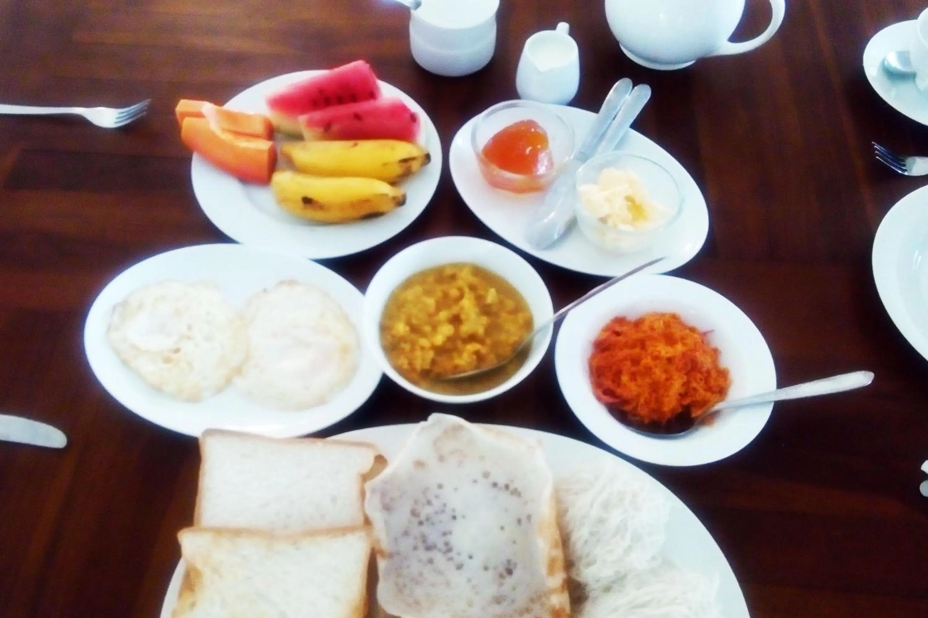 Food in Sinhagiri Villa