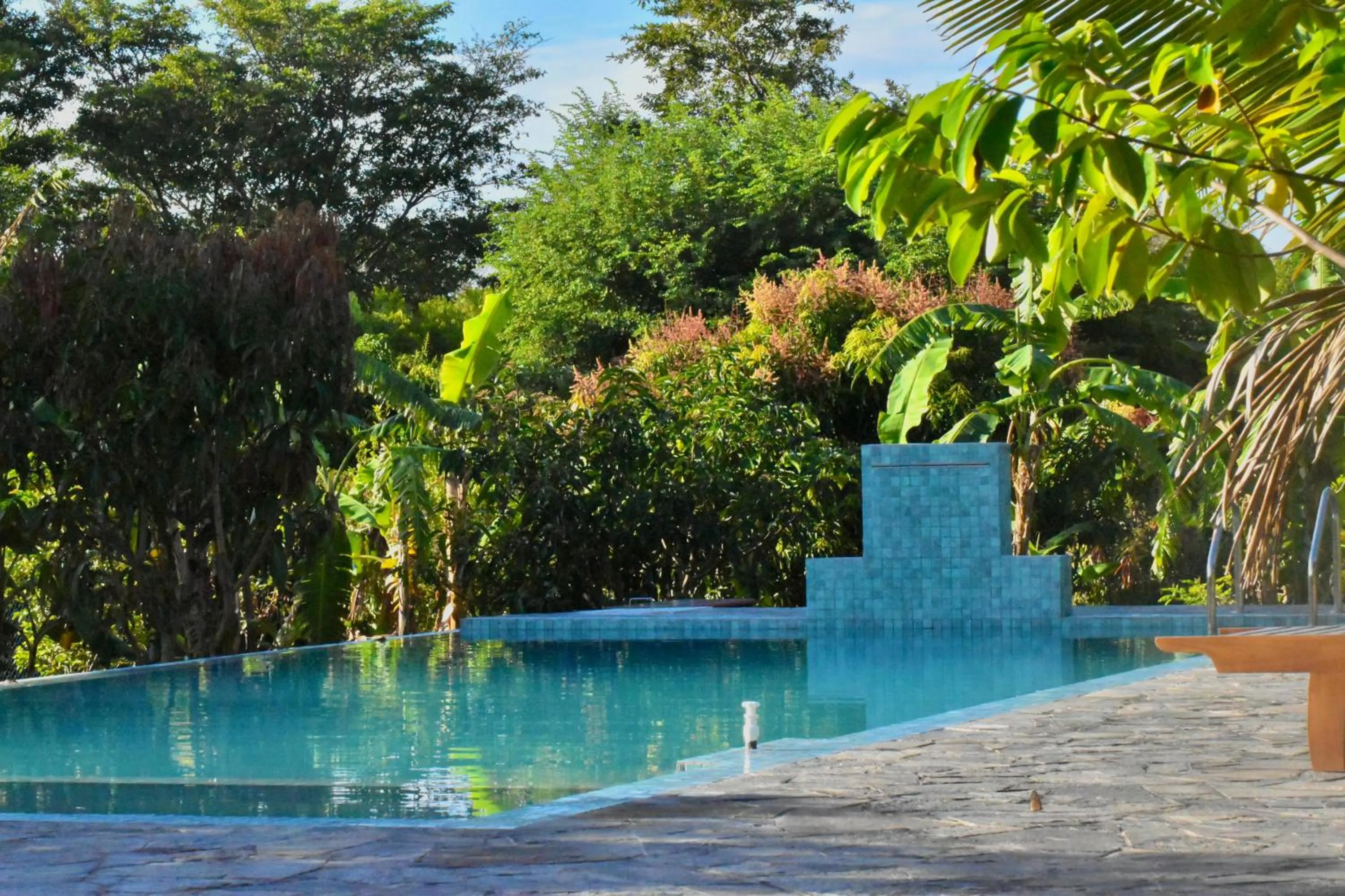 Pool view in Sinhagiri Villa