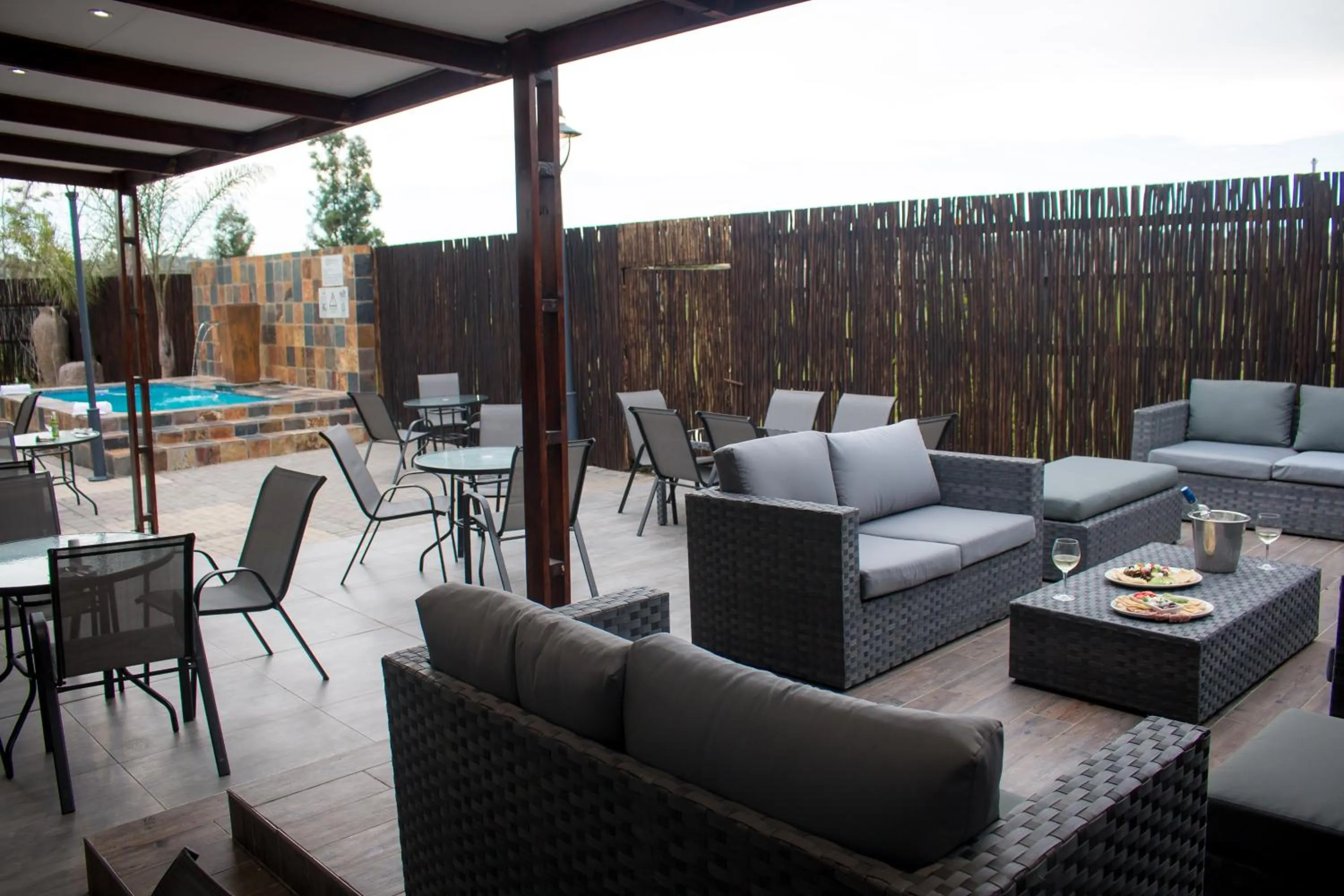 Patio in Hotel Savoy and Conference Centre