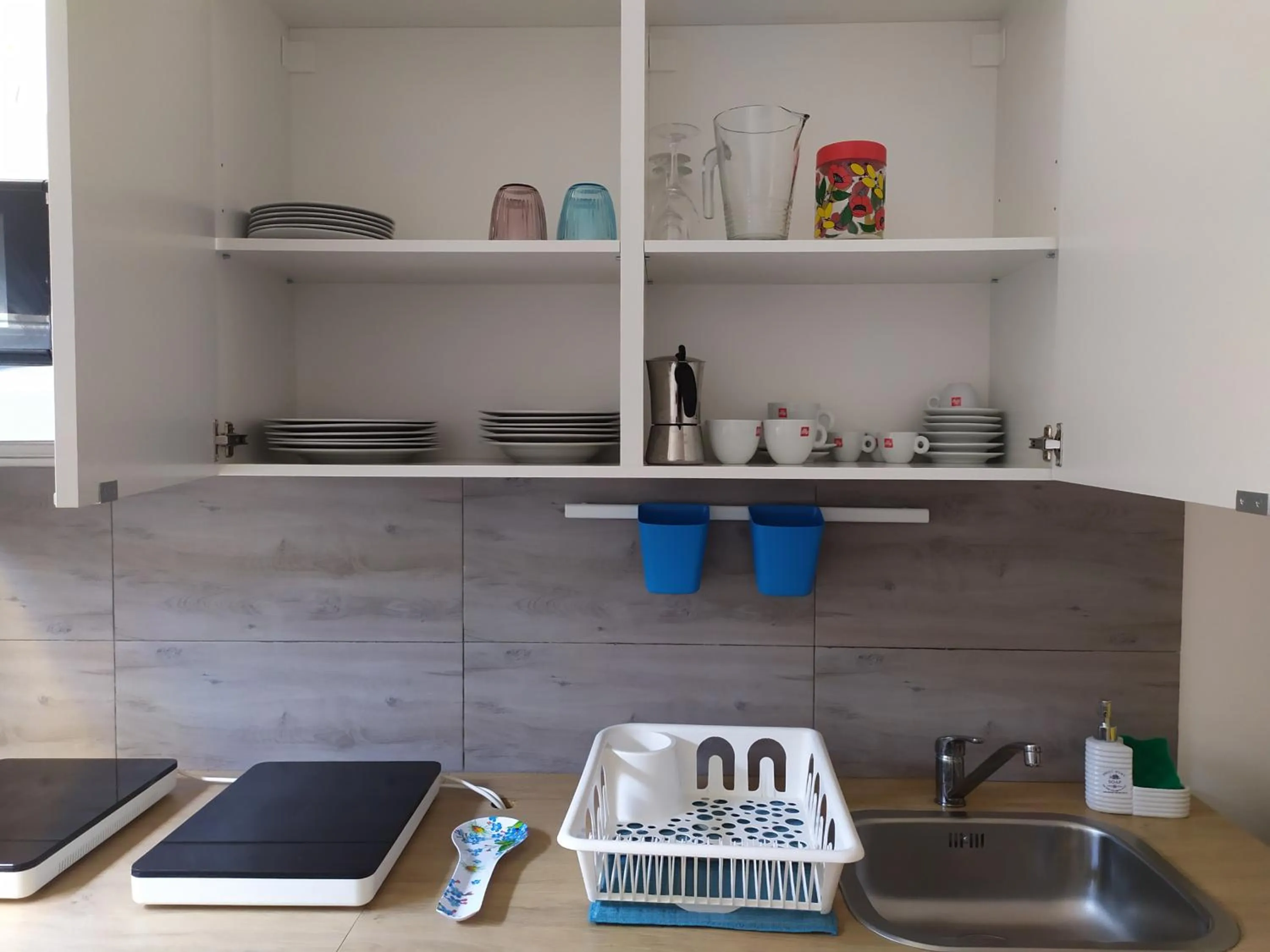 Kitchen or kitchenette in Le casette di Frà al Bondì