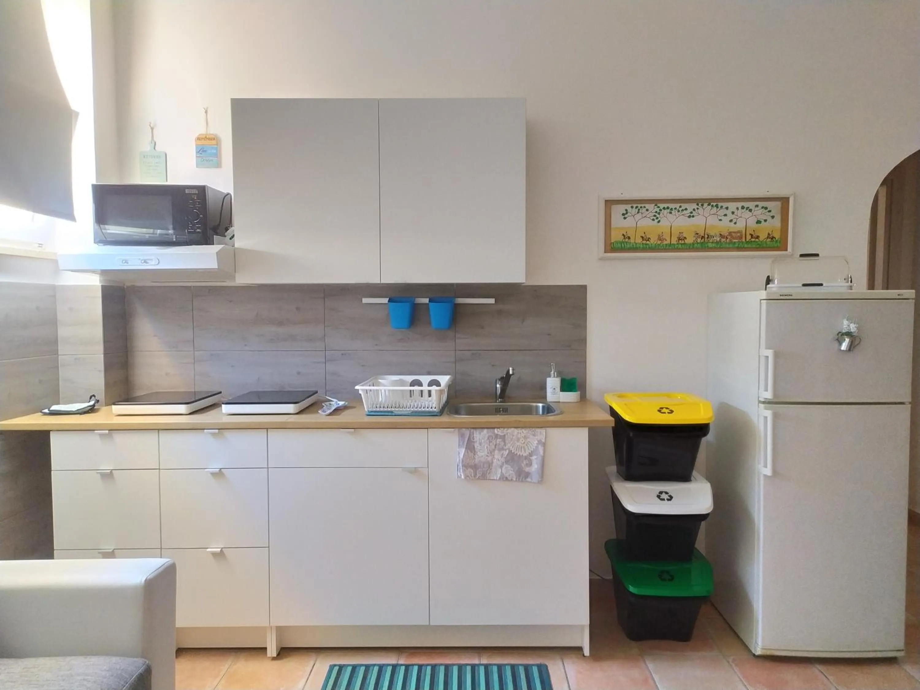 Kitchen or kitchenette in Le casette di Frà al Bondì