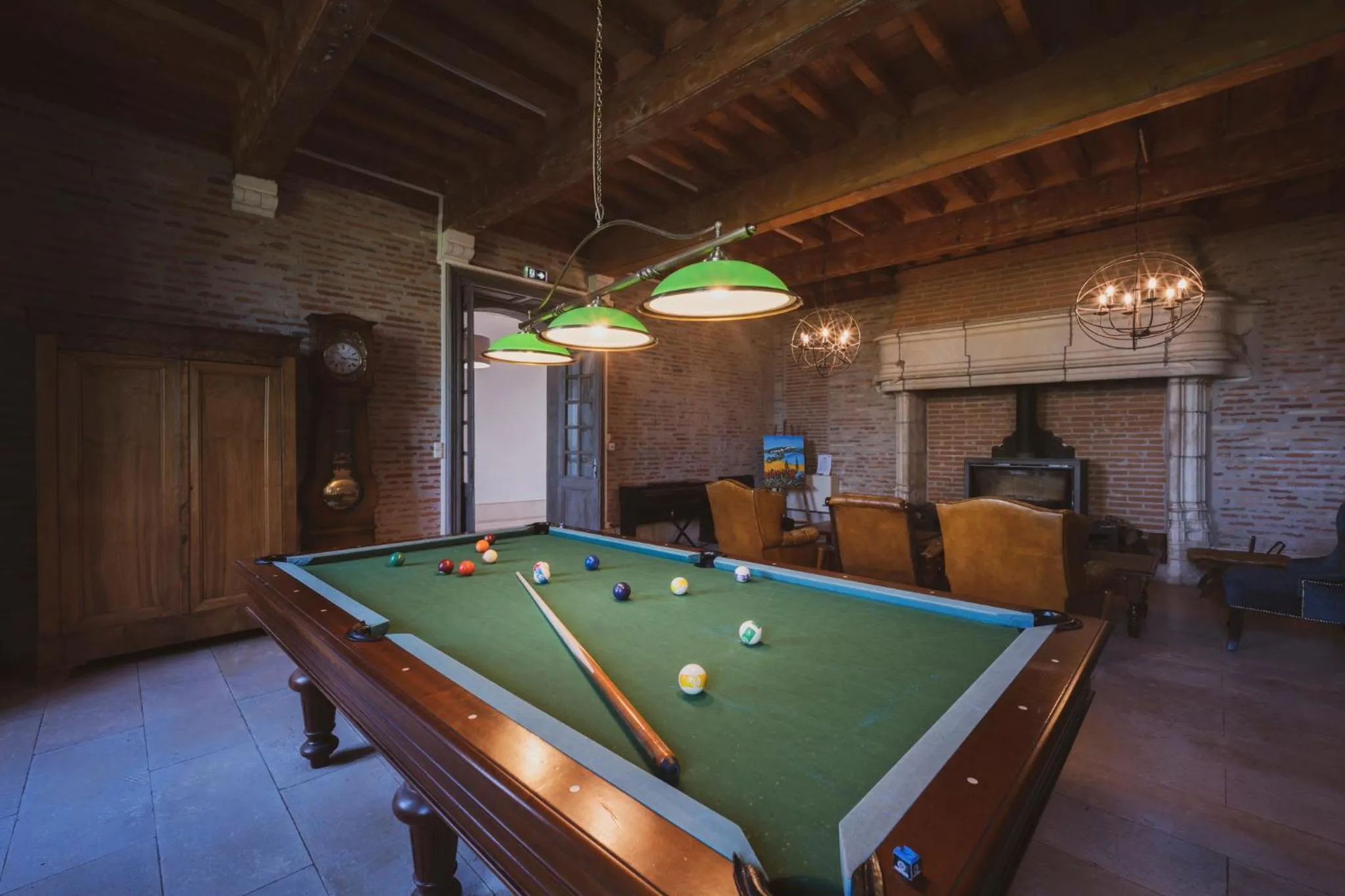 Game Room in Château de Loubéjac