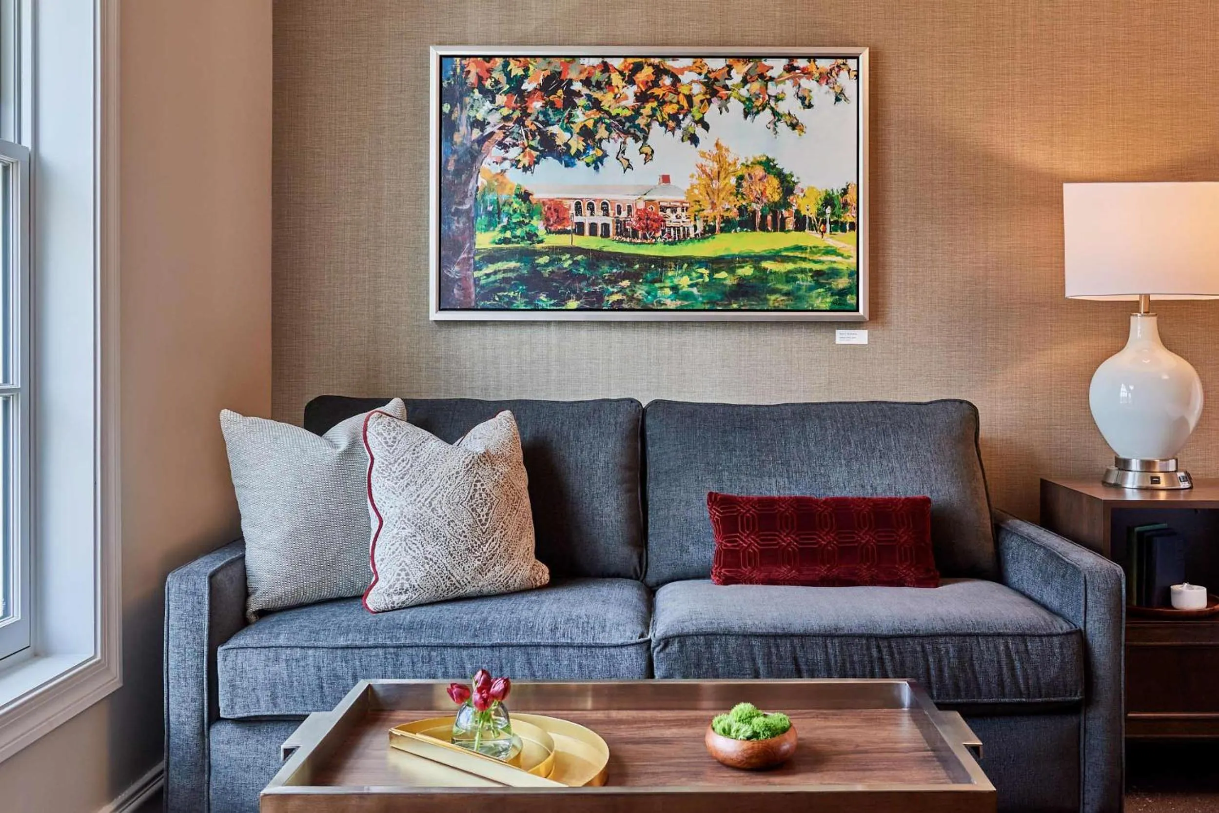 Living room in The Inn at Elon