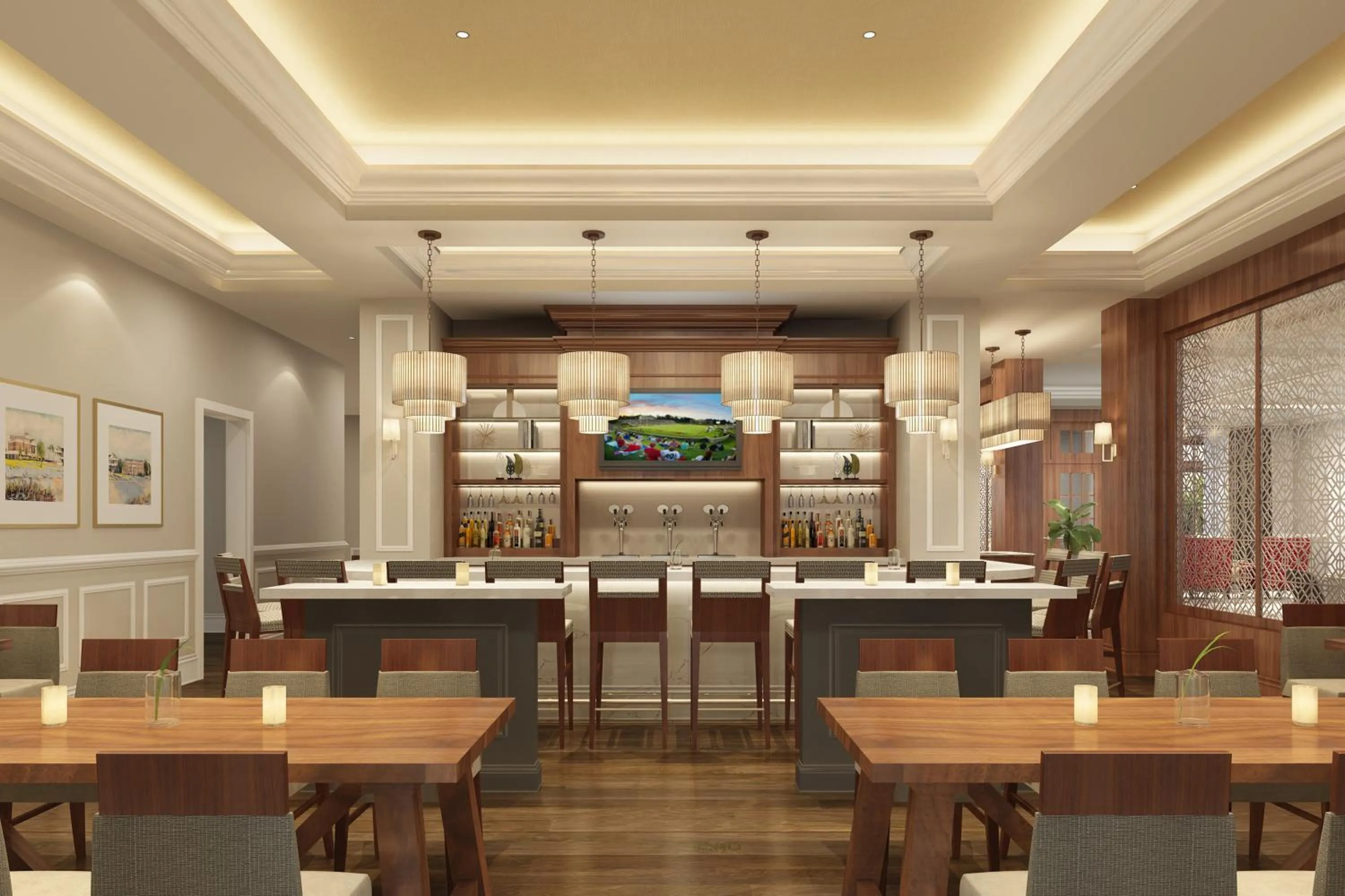 Lounge or bar in The Inn at Elon