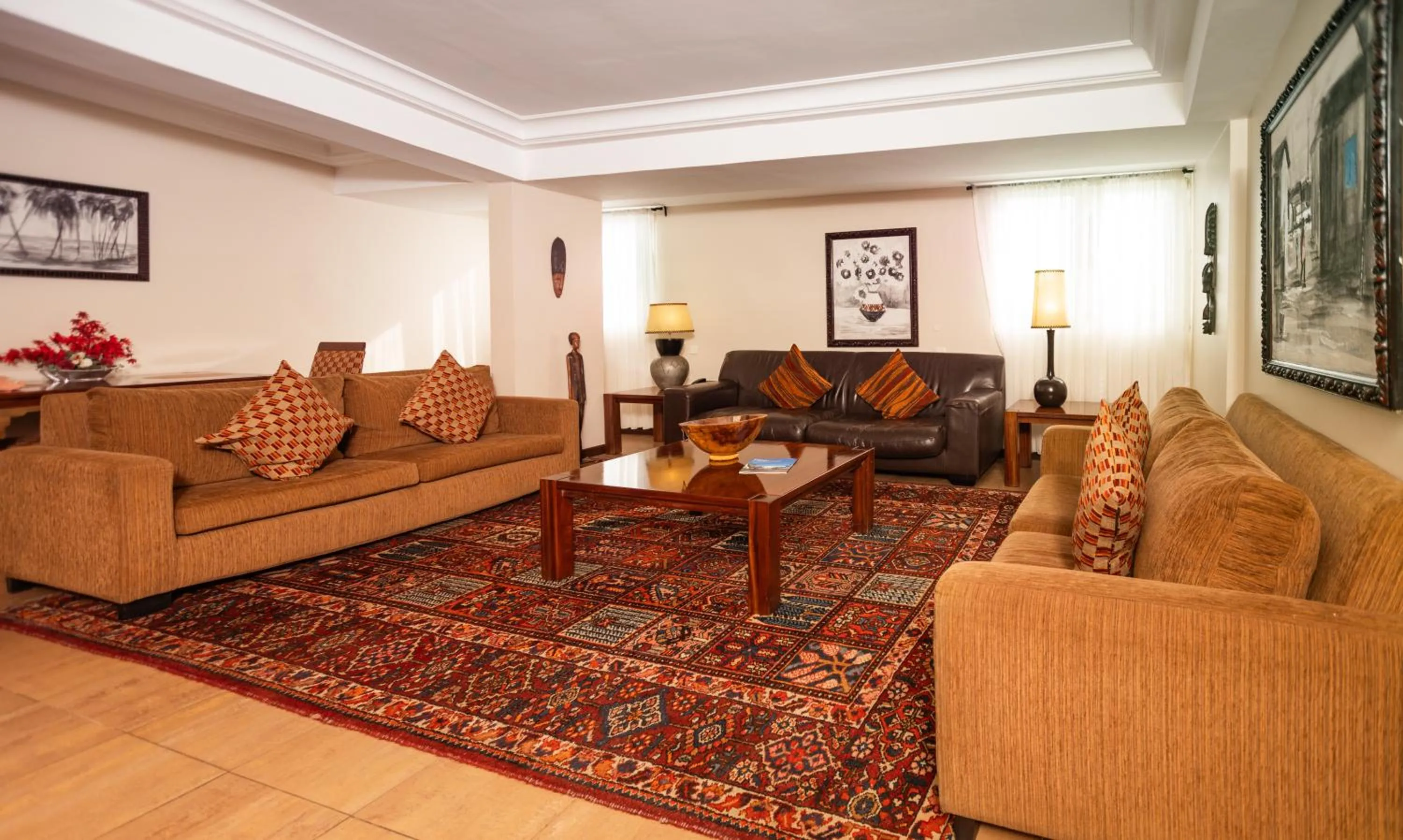 Living room in The African Regent Hotel