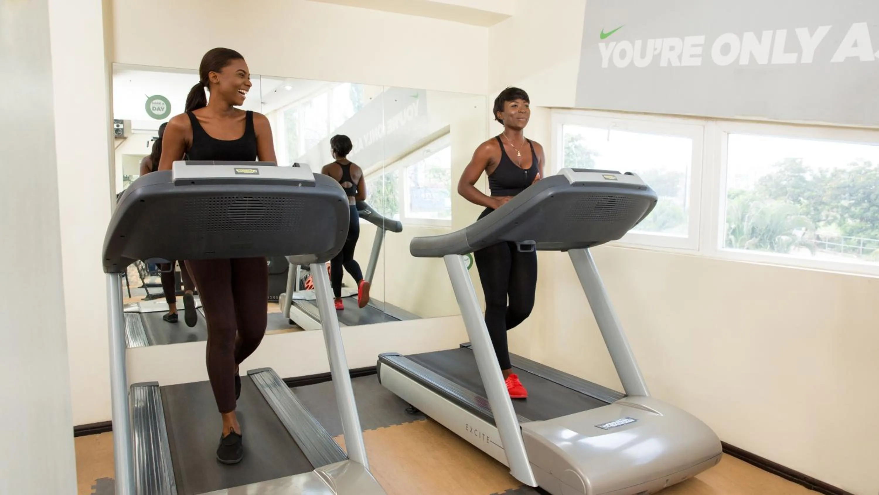 People in The African Regent Hotel