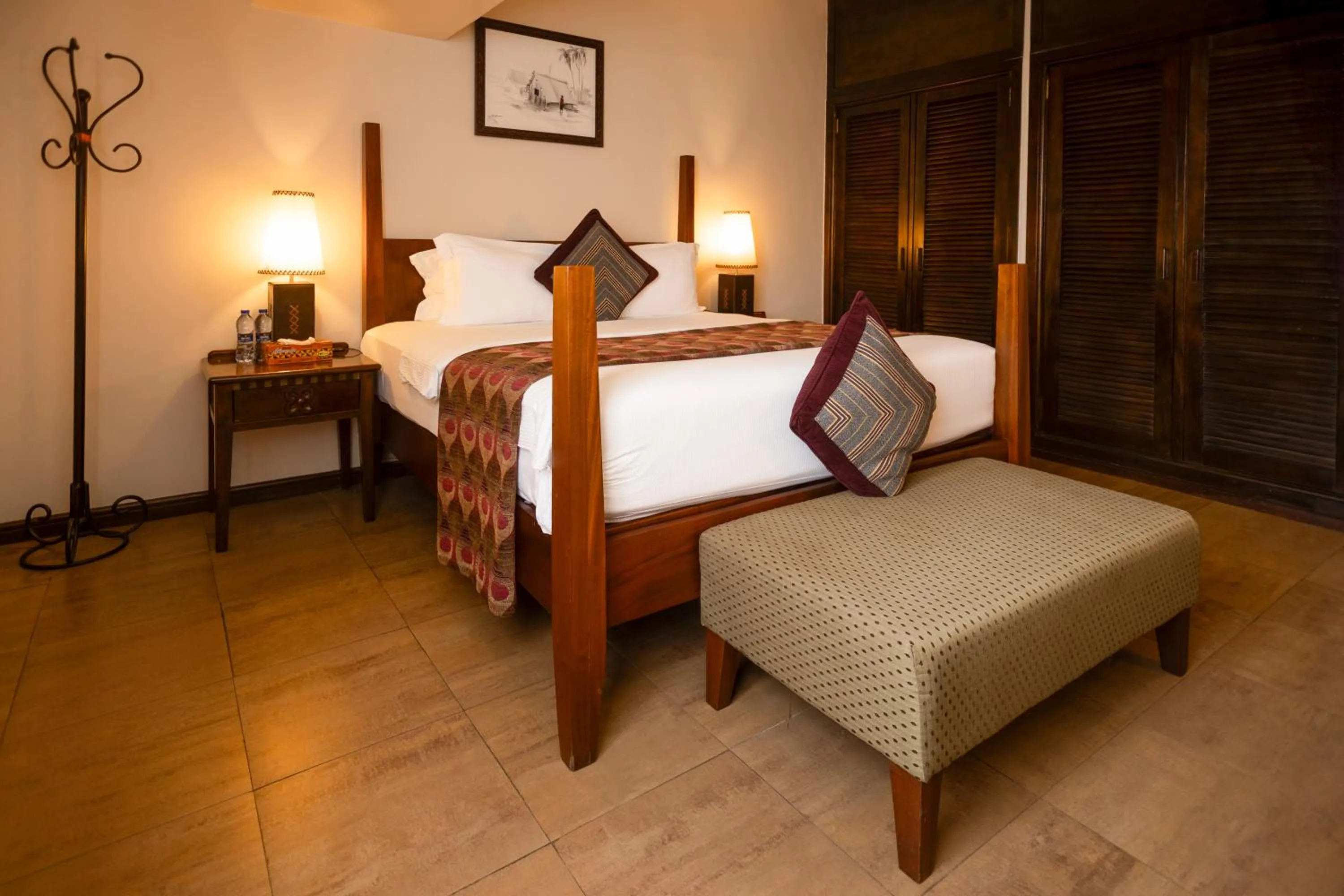 Bed in The African Regent Hotel