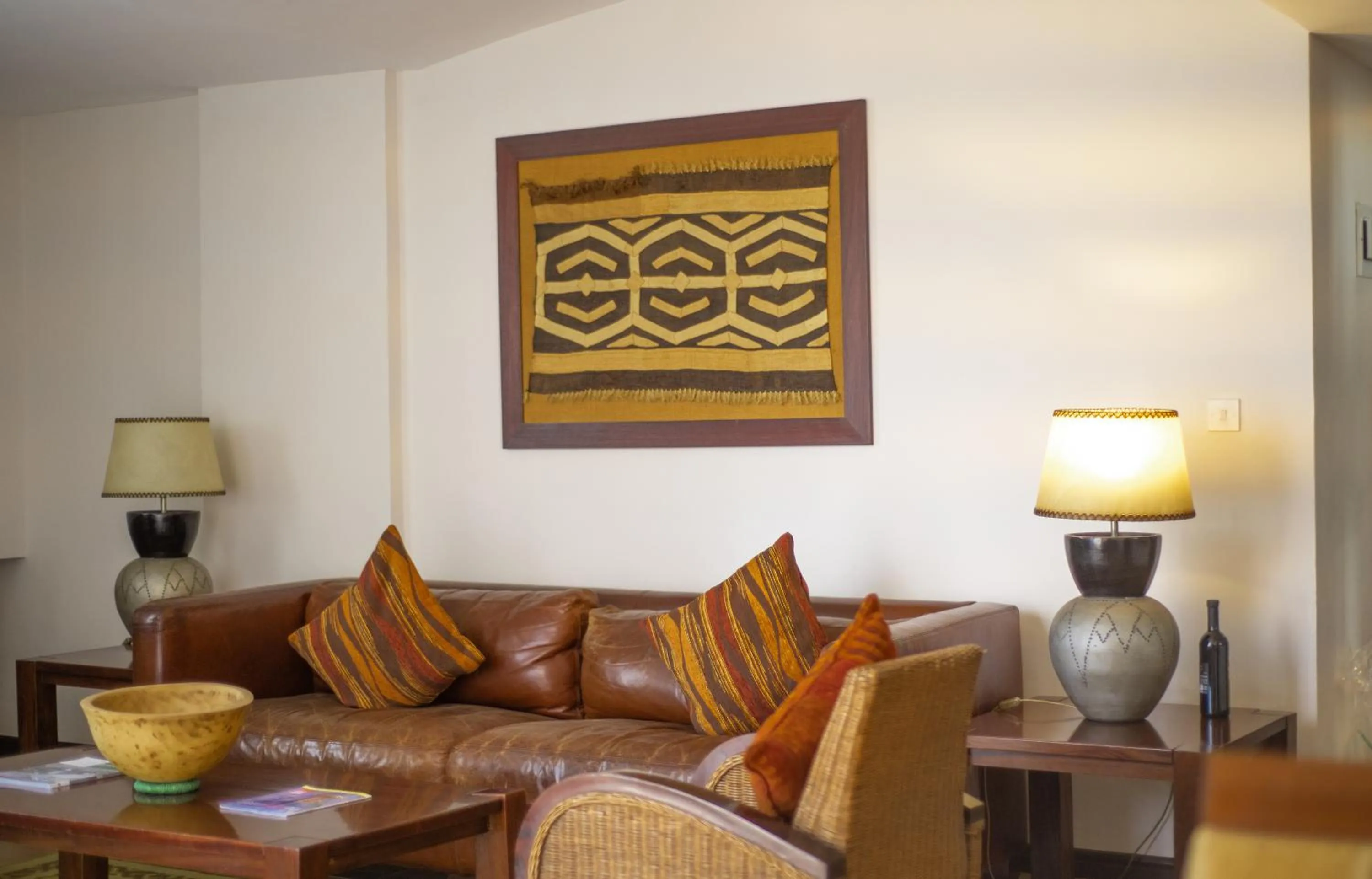 Seating area in The African Regent Hotel