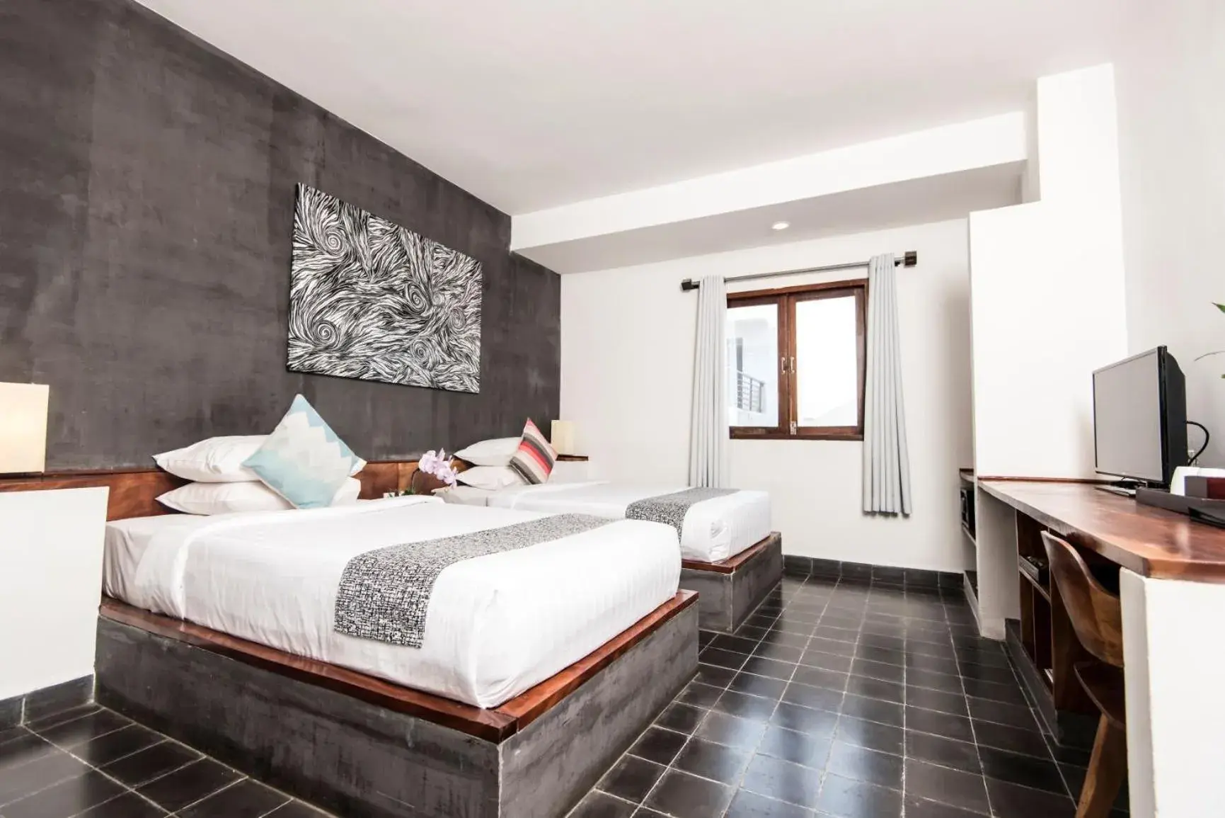 Deluxe Twin Room in PATIO Hotel & Urban Resort Deluxe Twin Room in PATIO Hotel & Urban Resort