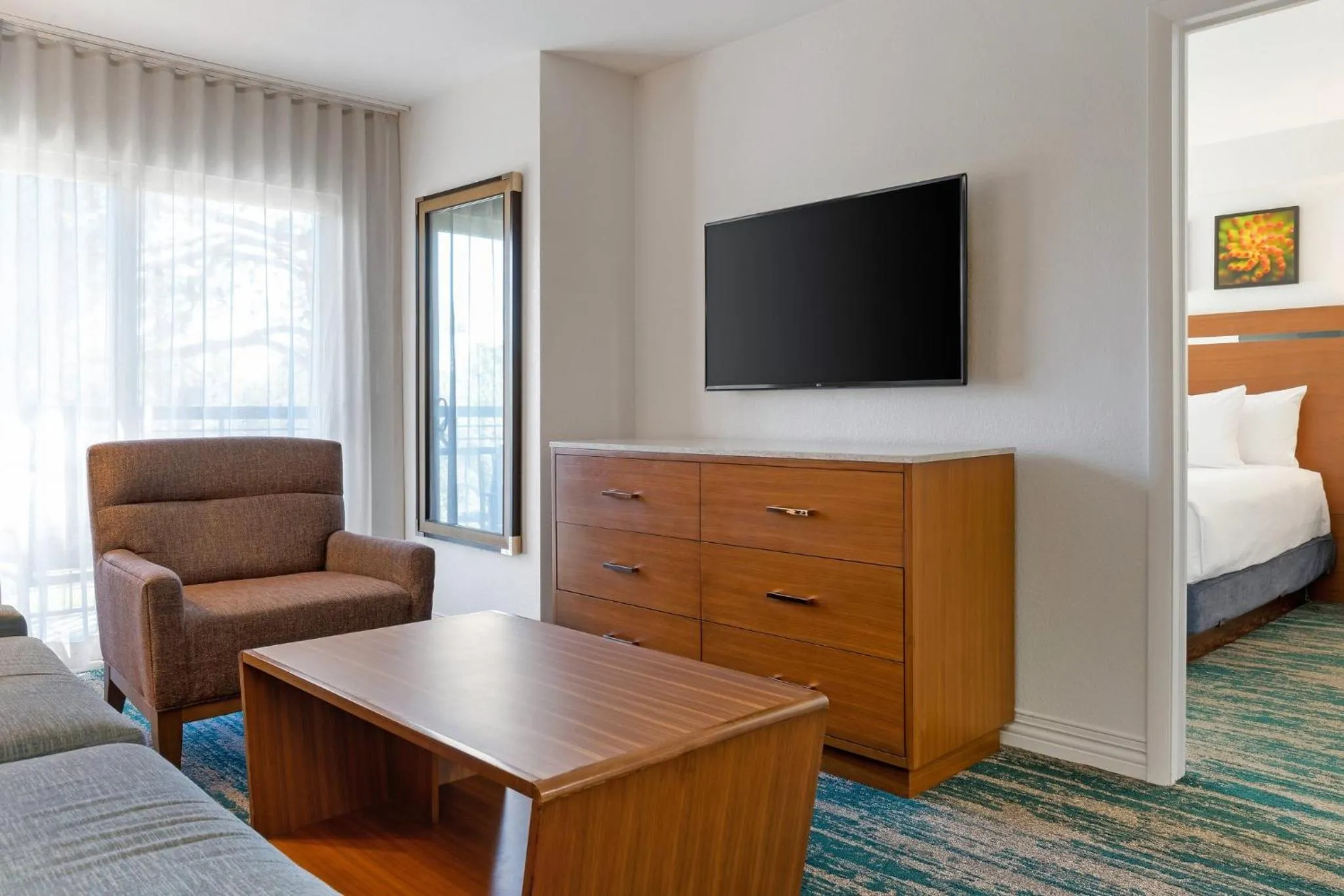 Living room, Bed in Desert Rose Resort