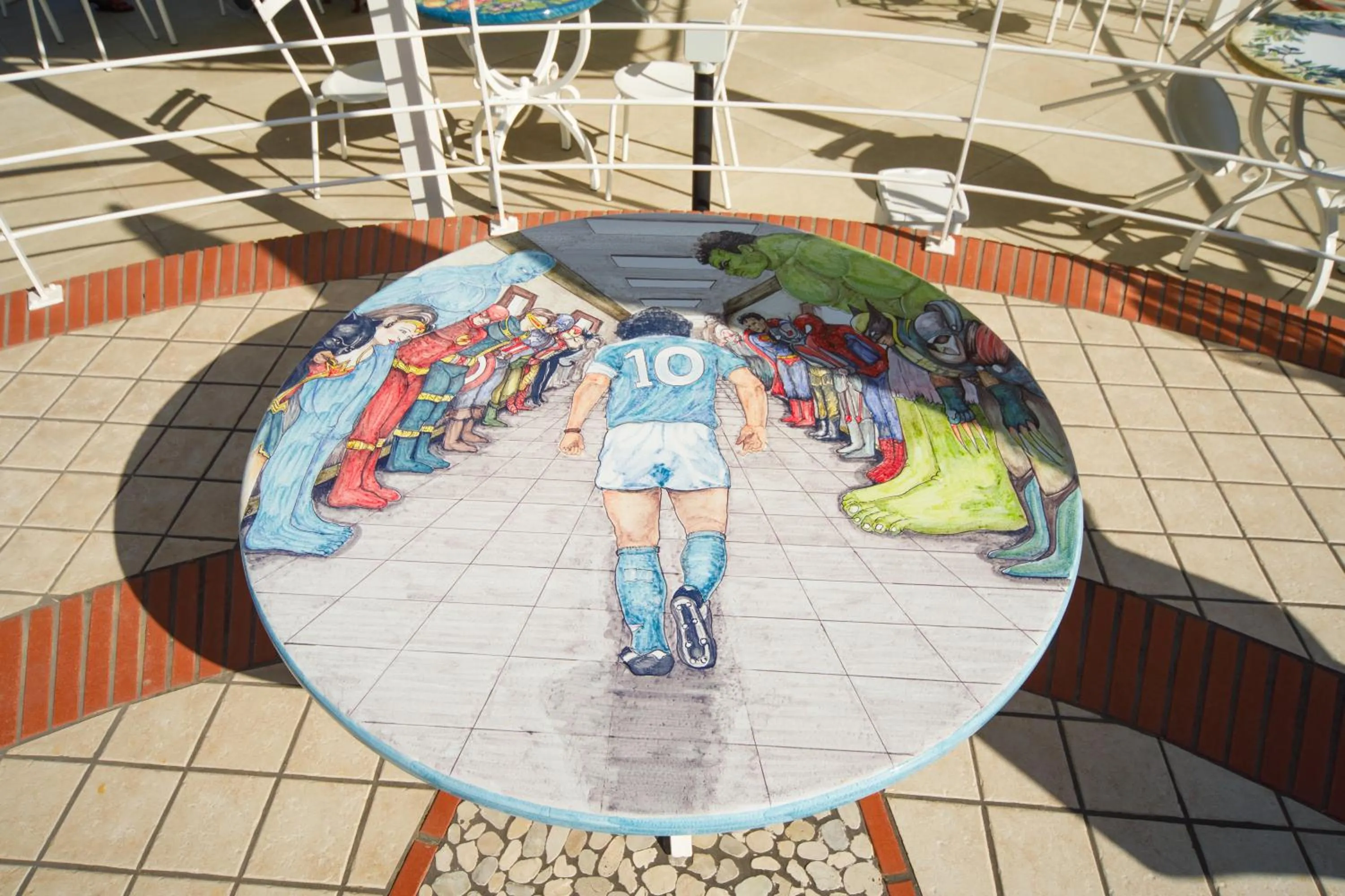 Decorative detail in Villa Maredona