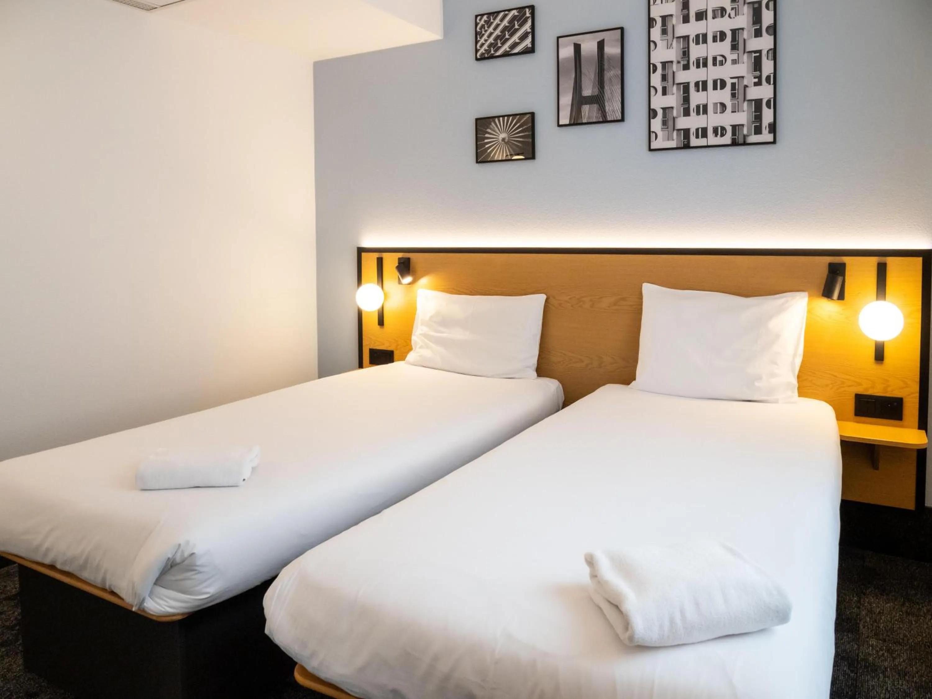 Photo of the whole room, Bed in B&B HOTEL Wrocław Centrum