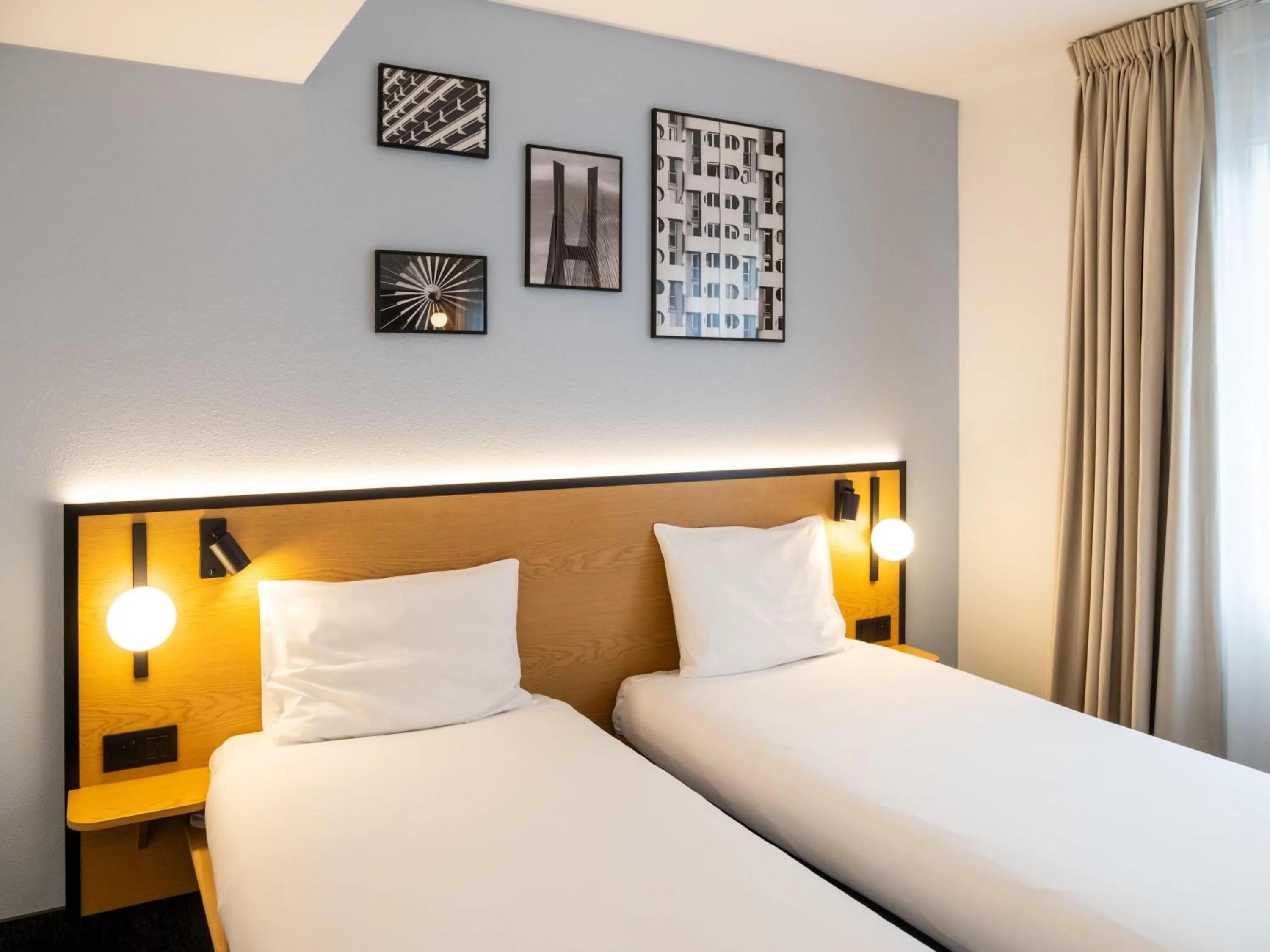 Photo of the whole room, Bed in B&B HOTEL Wrocław Centrum