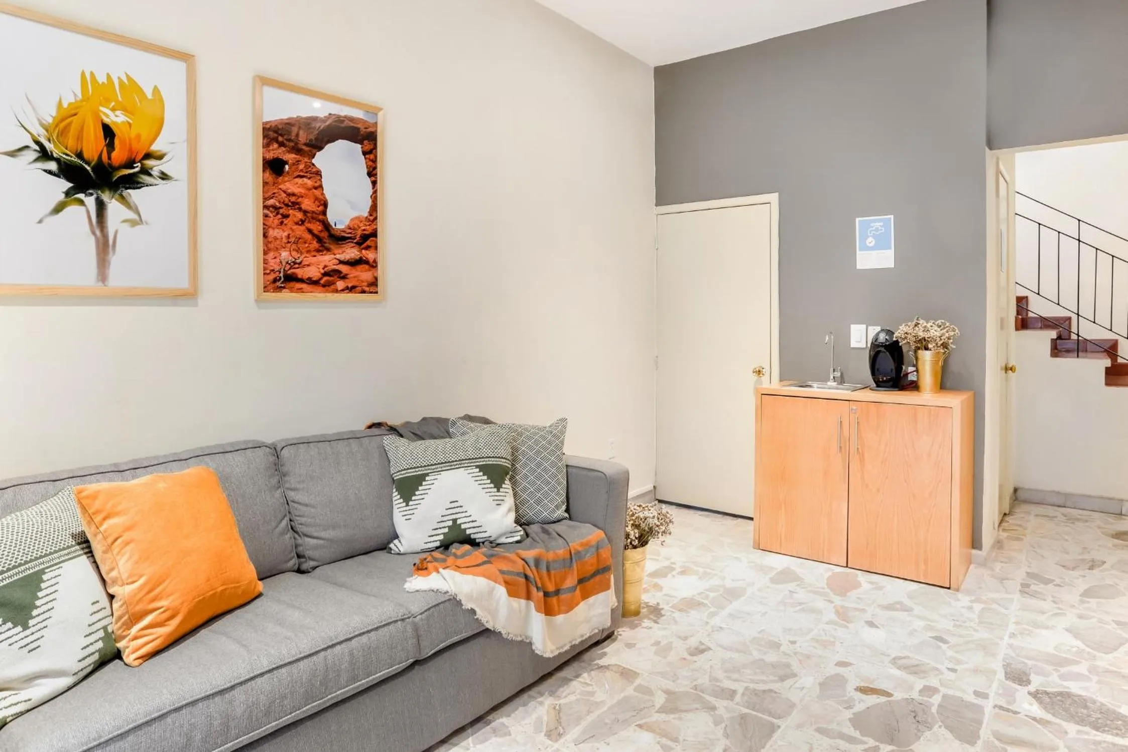 Seating area in Casa Alexia