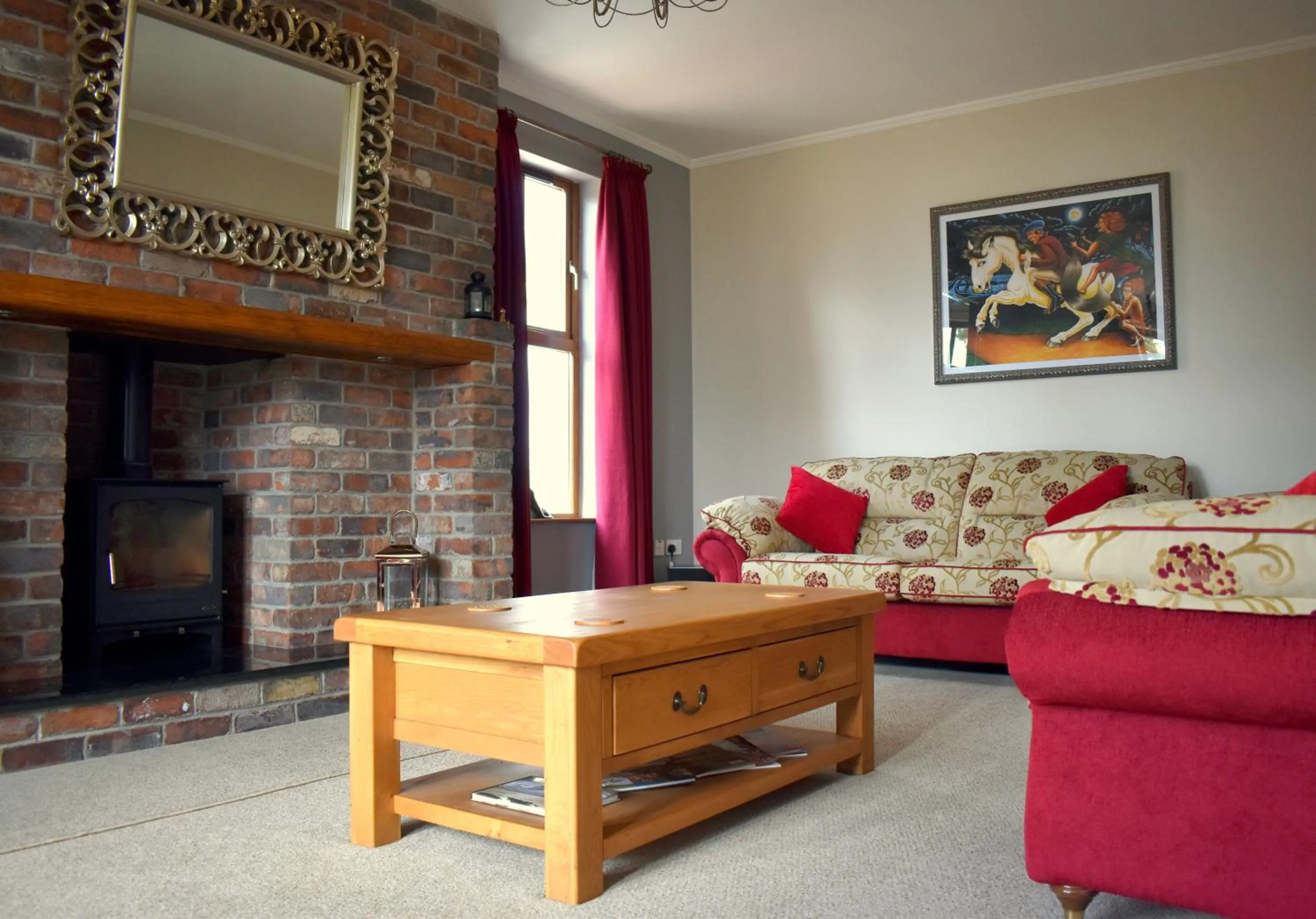 Living room in The Meadows B&B