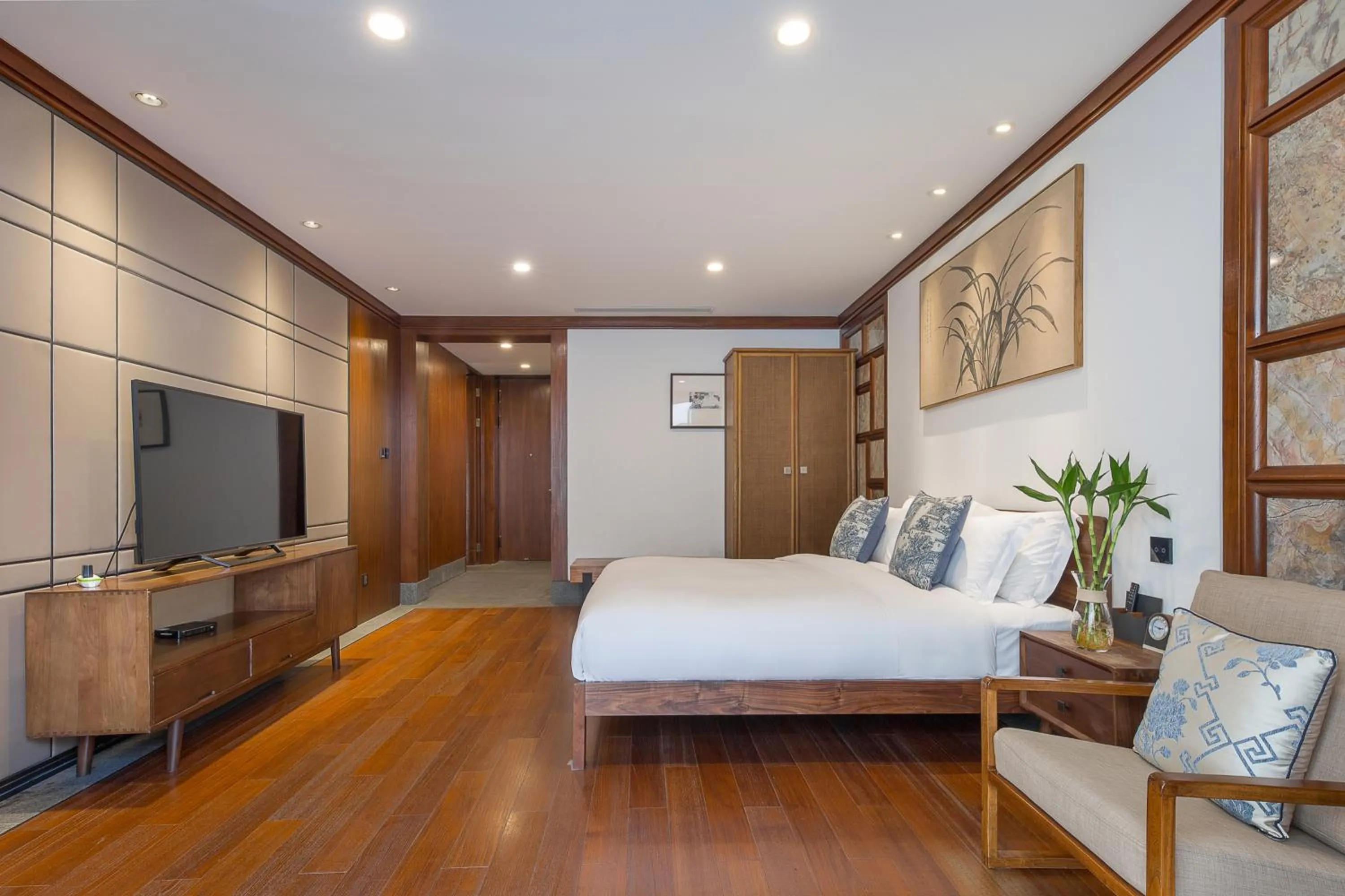 Photo of the whole room, Bed in Hefu Hotel