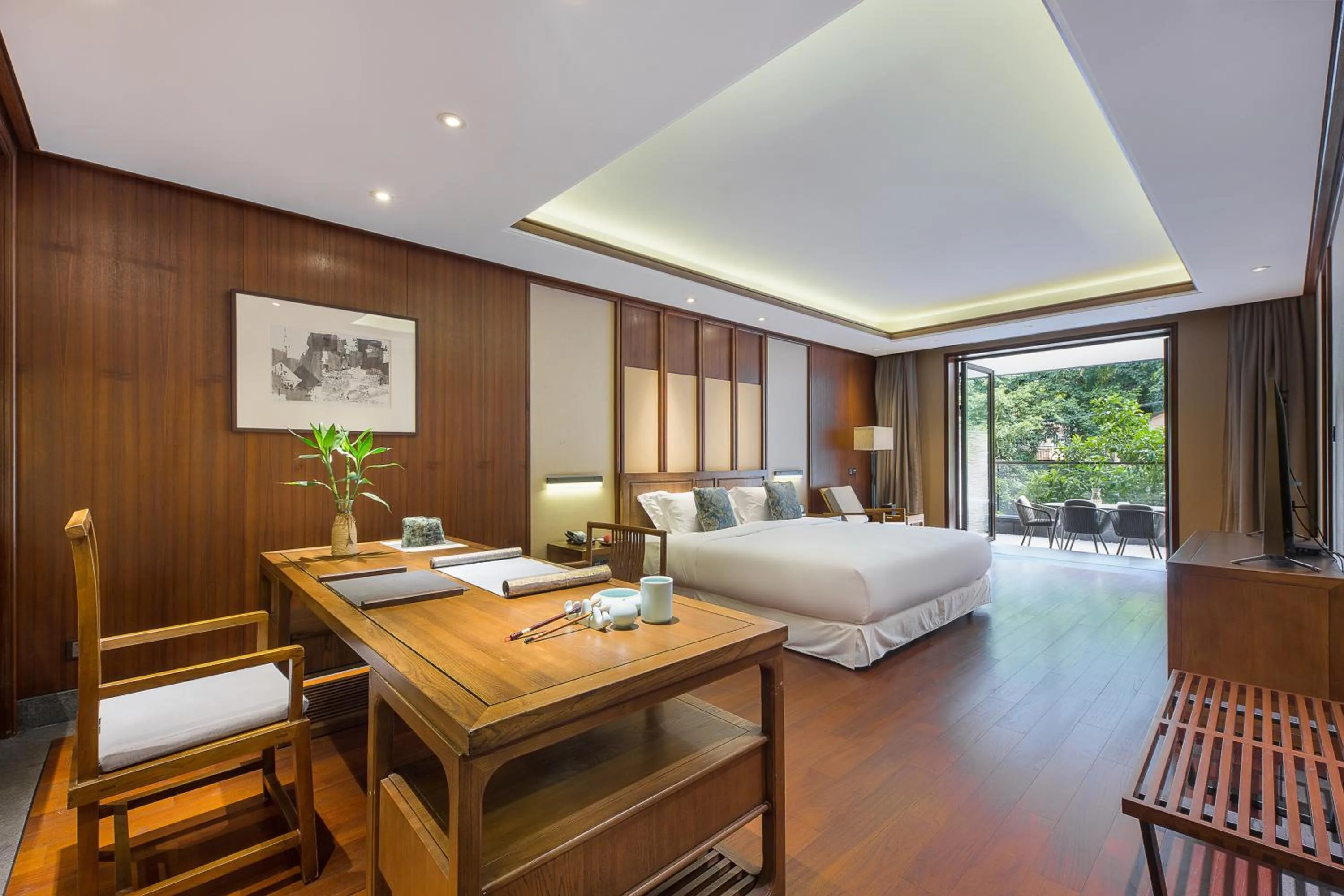 Photo of the whole room, Bed in Hefu Hotel