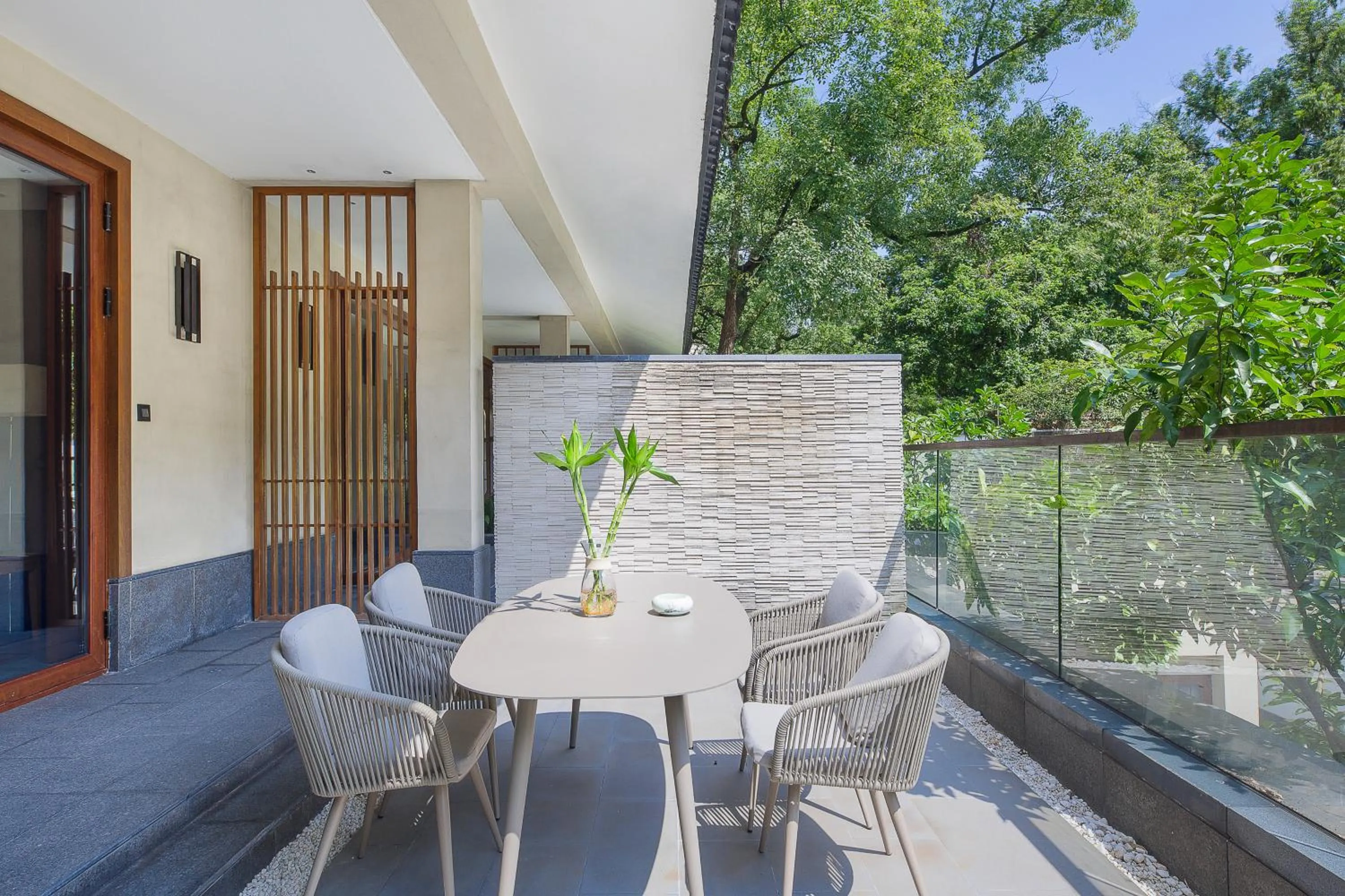 Balcony/Terrace in Hefu Hotel