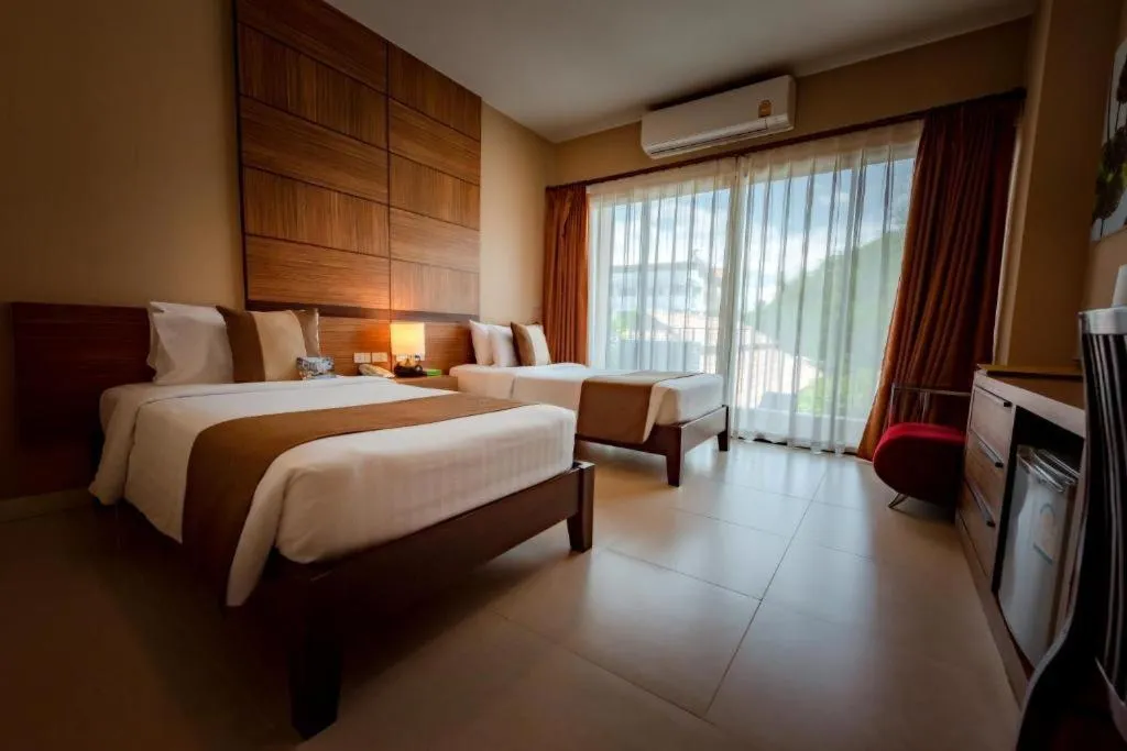 Bed in The Pannarai Hotel