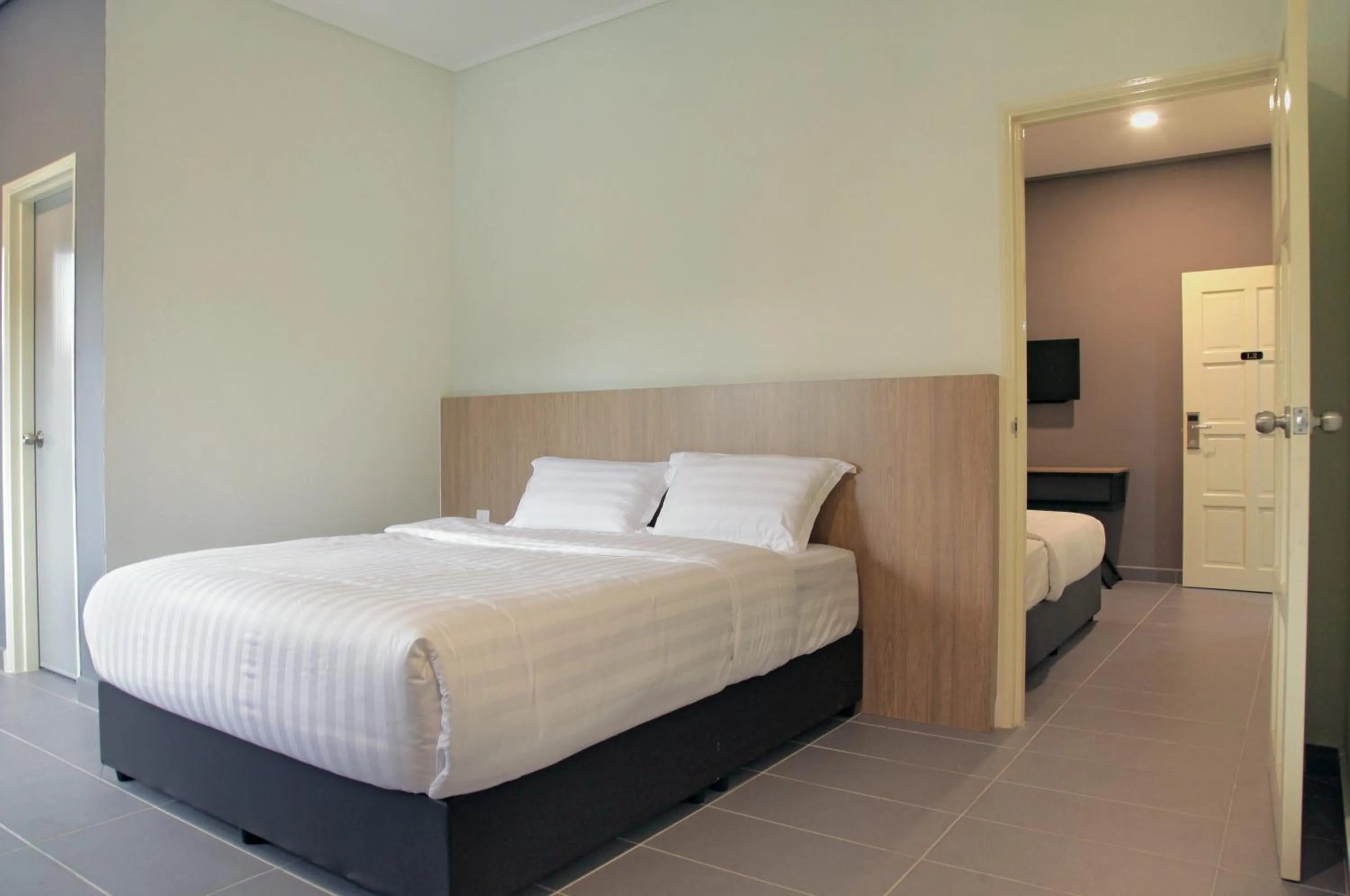 Bed in Hotel ali Imran