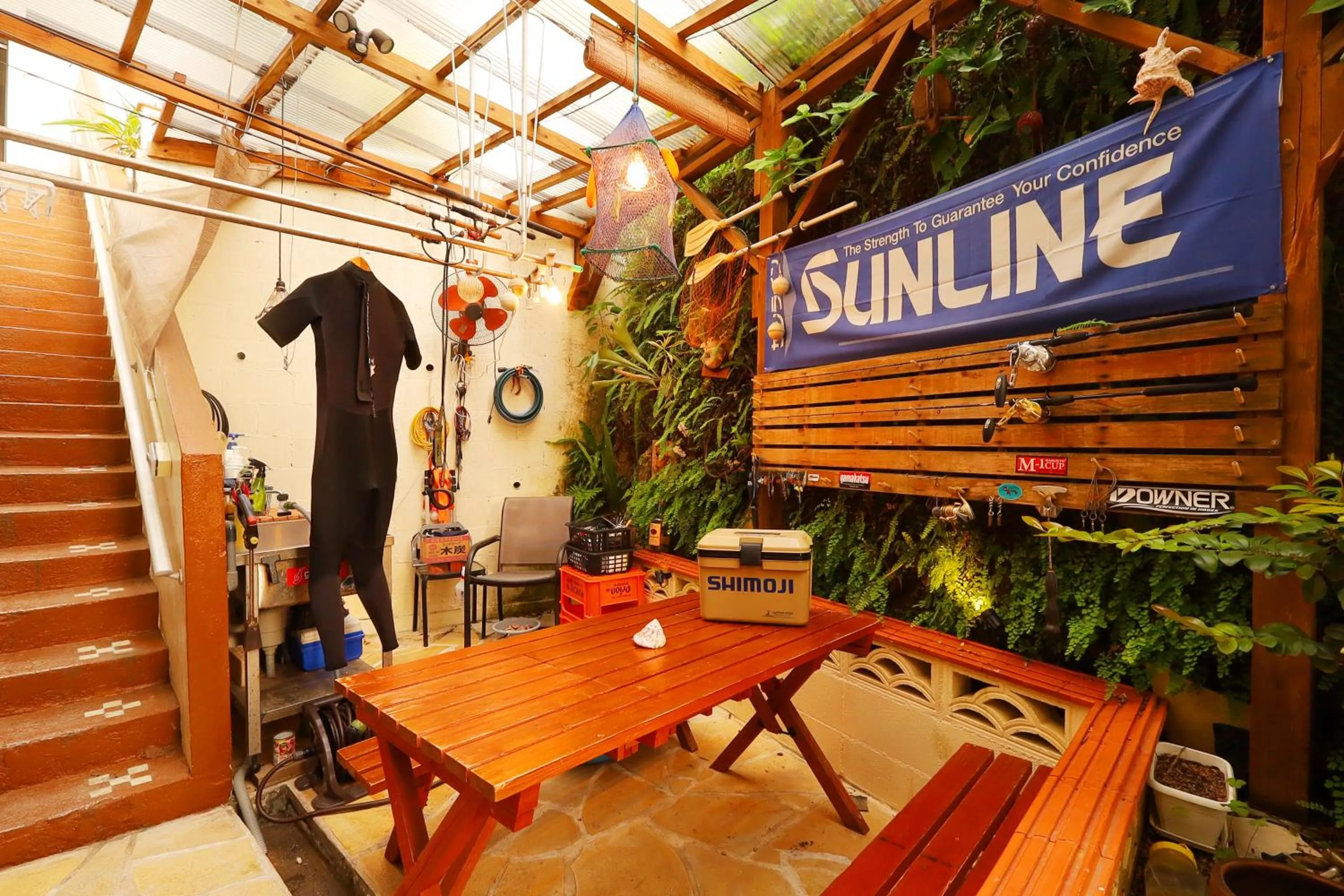 Area and facilities in 民宿さざんか