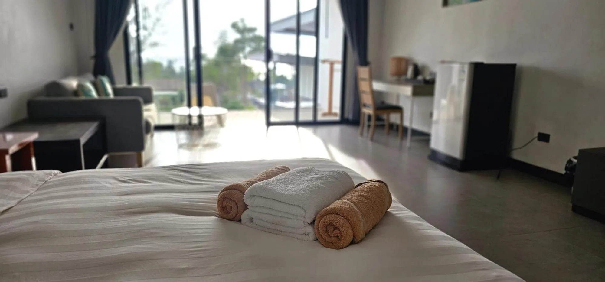 Bed in Aranya Resort Koh Lanta