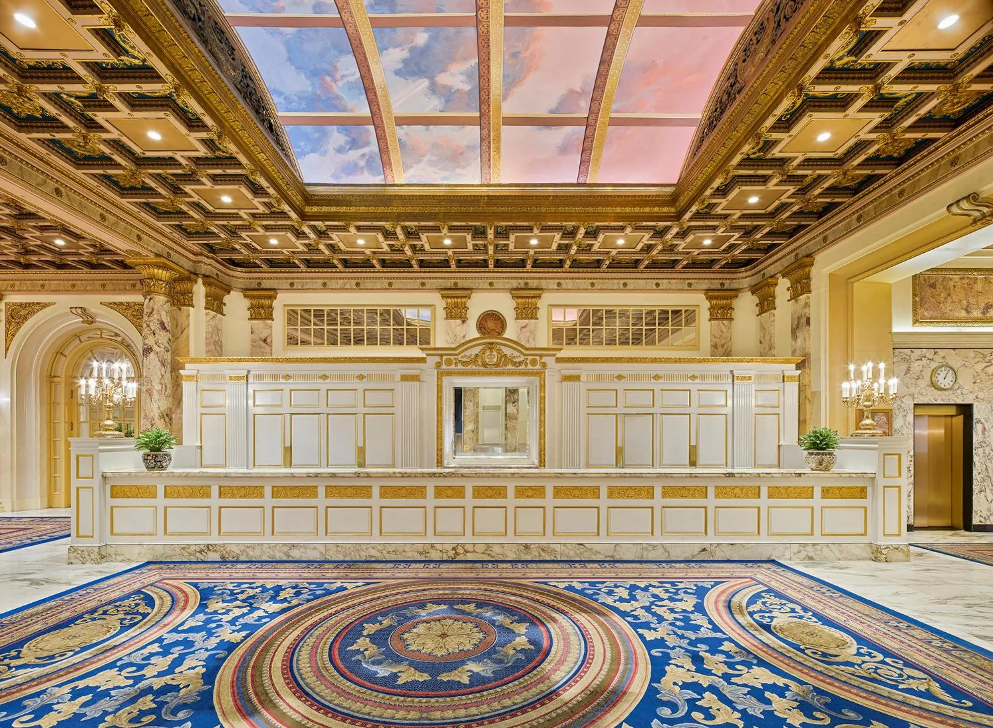 Lobby or reception in Fairmont Copley Plaza