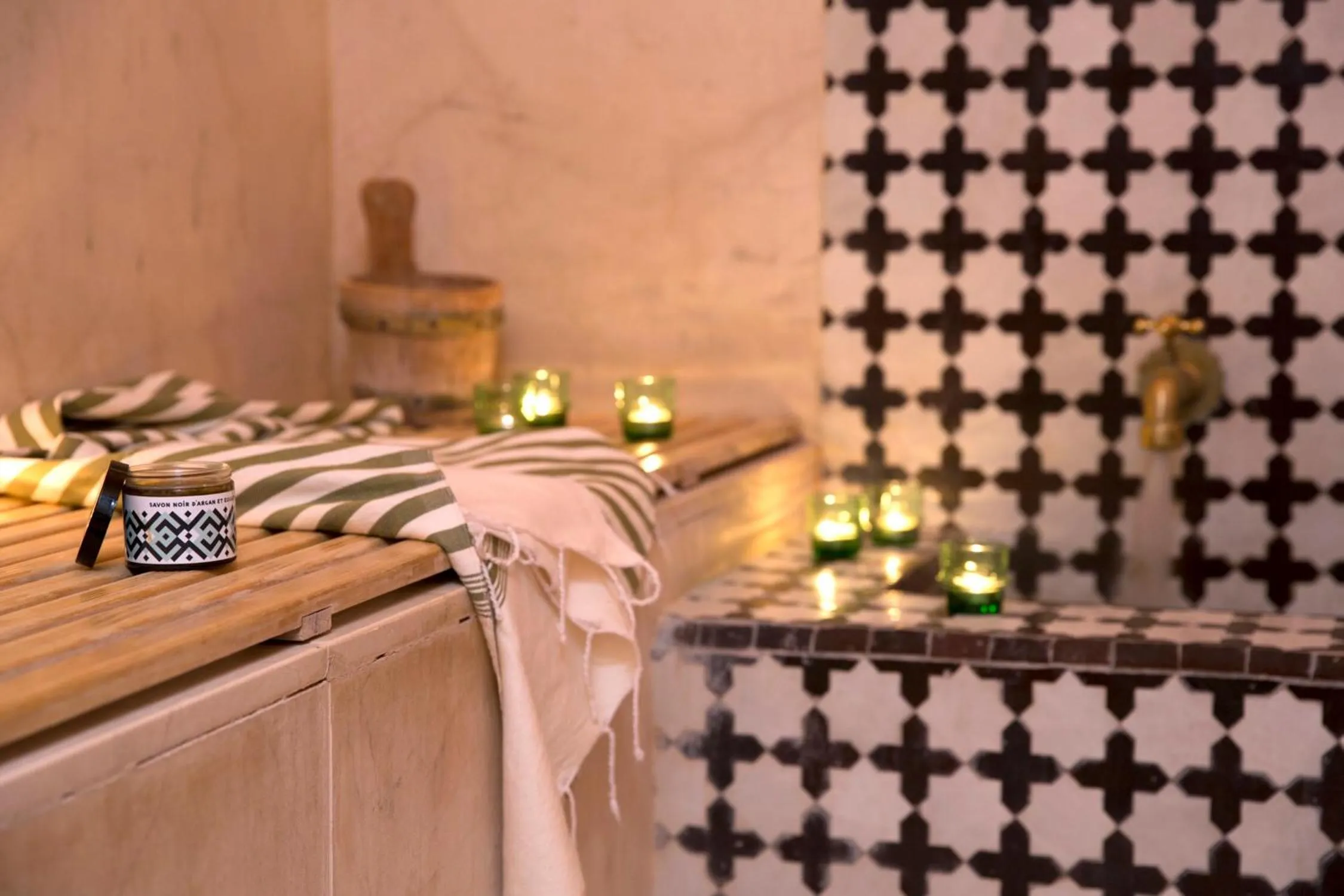 Steam room in Le Palais Paysan