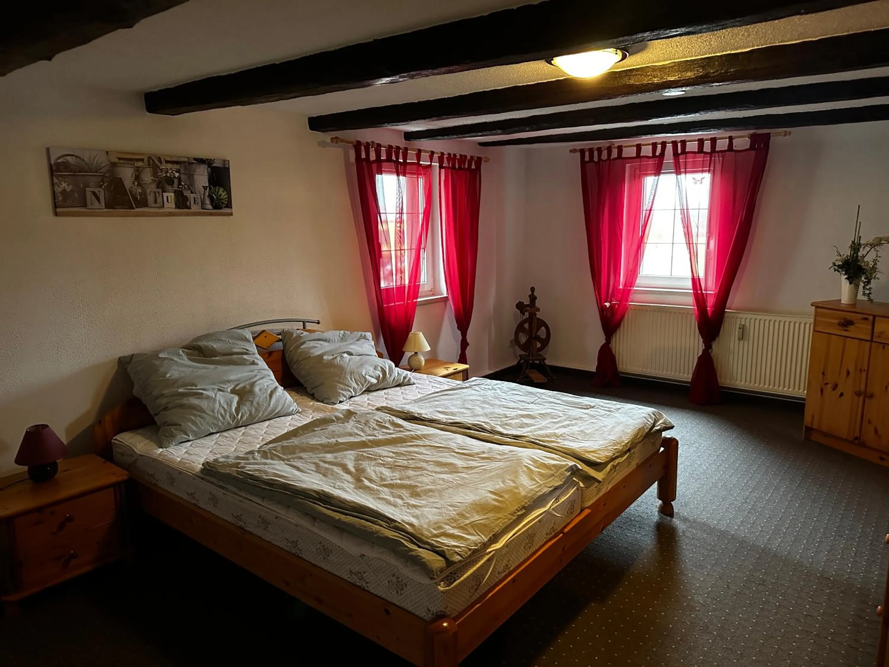 Bedroom in Pension Zum Fäßchen