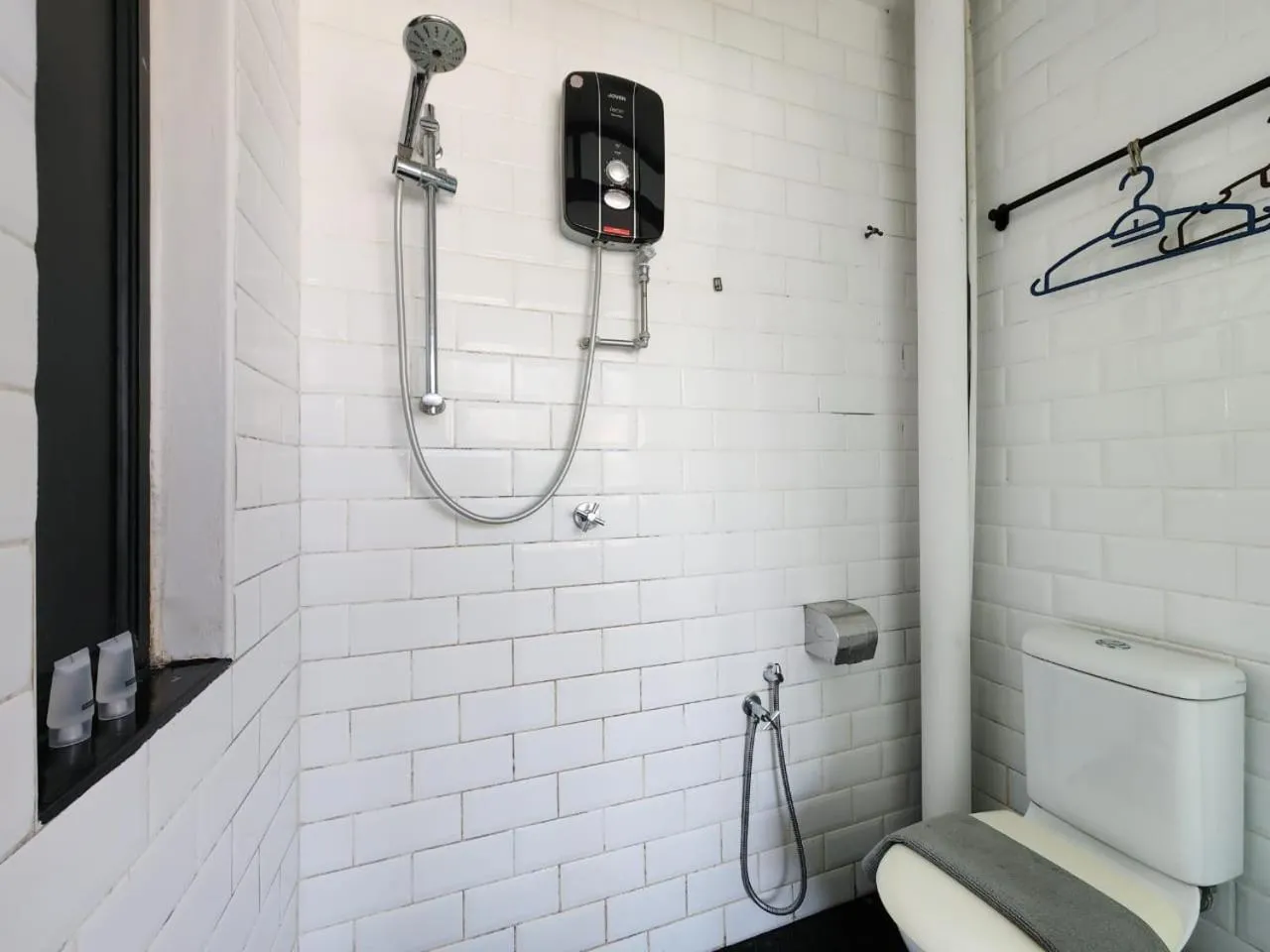 Shower in Books & Beds