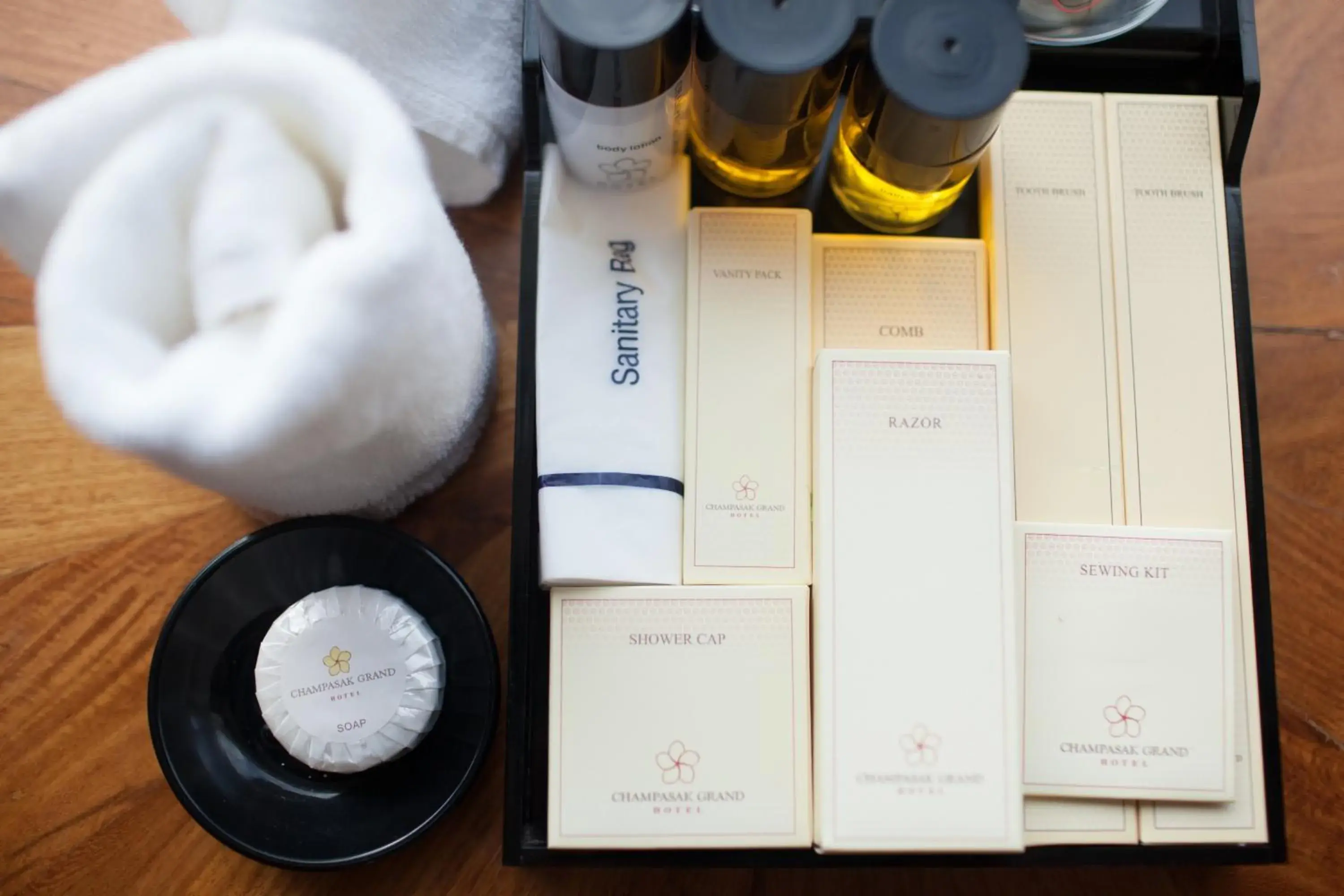 Superior Twin Room with City View in Champasak Grand Hotel Superior Twin Room with City View in Champasak Grand Hotel