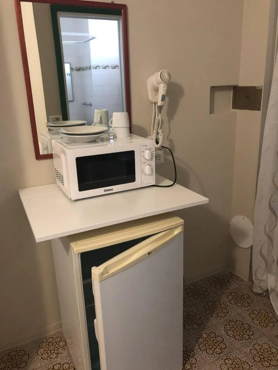 microwave in Hotel Wega