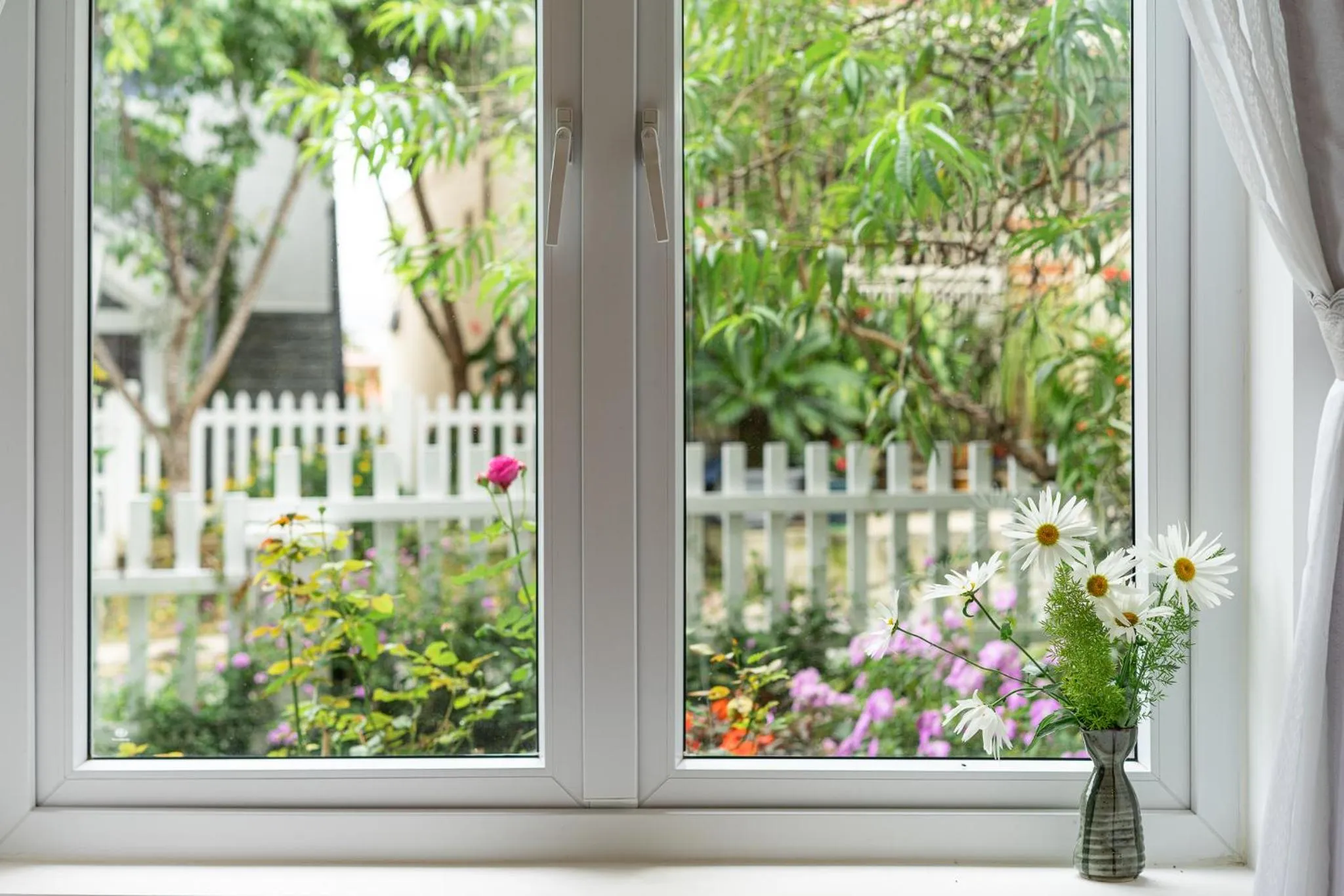 Inner courtyard view in Đỗ Gia Bảo Villa