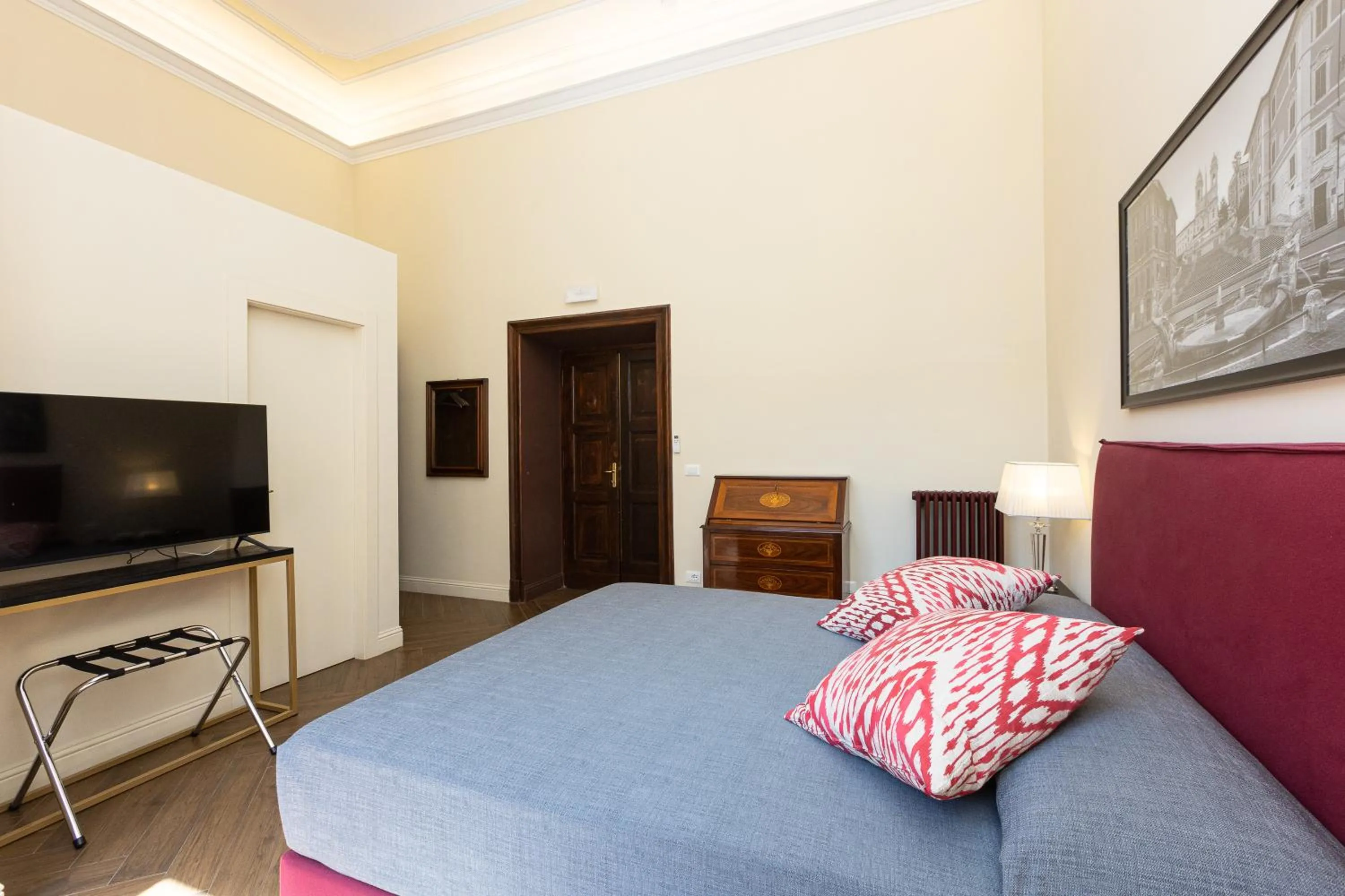 Bed in SPA Apartment Via Barberini