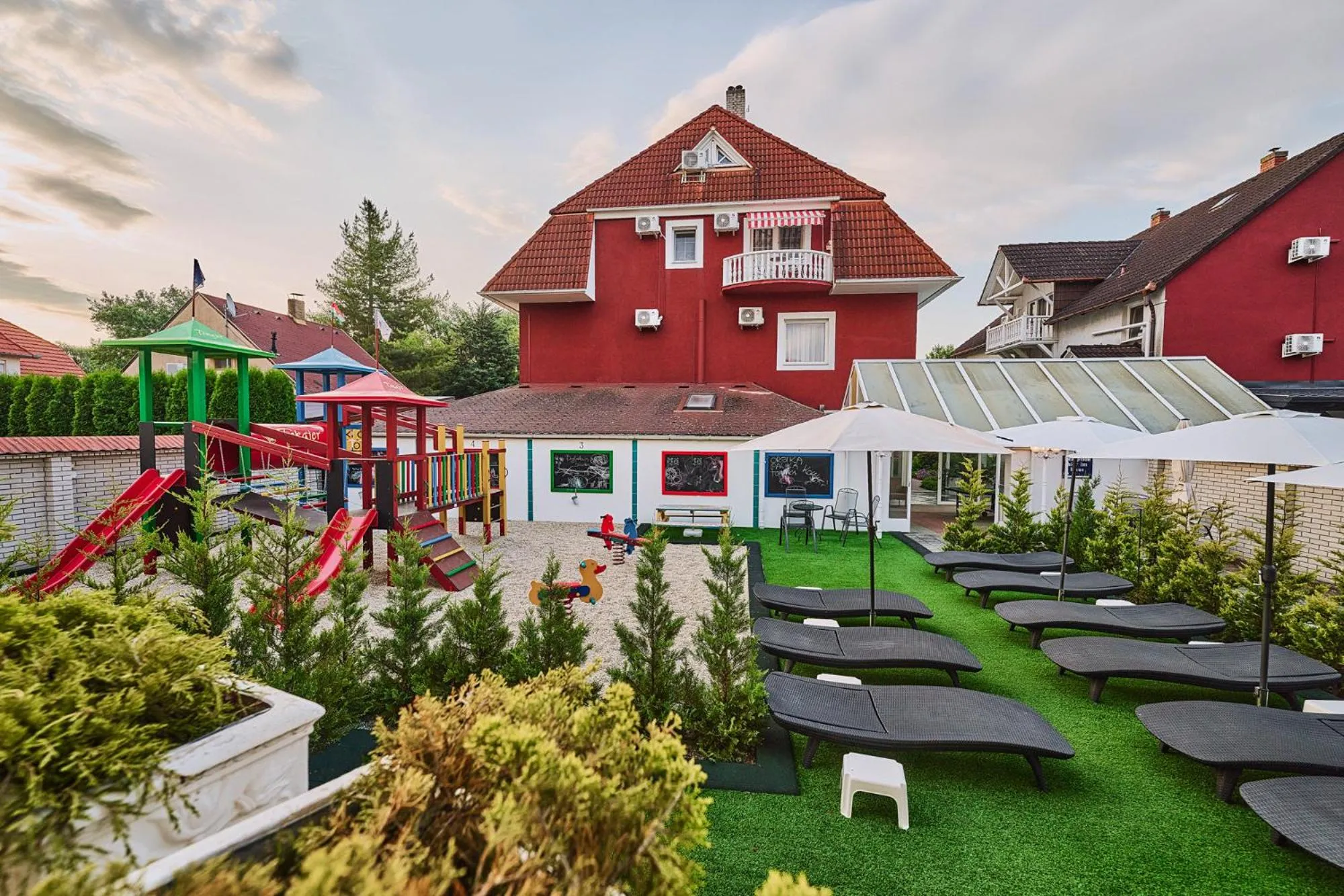 Children play ground in Tokajer Wellness Panzió