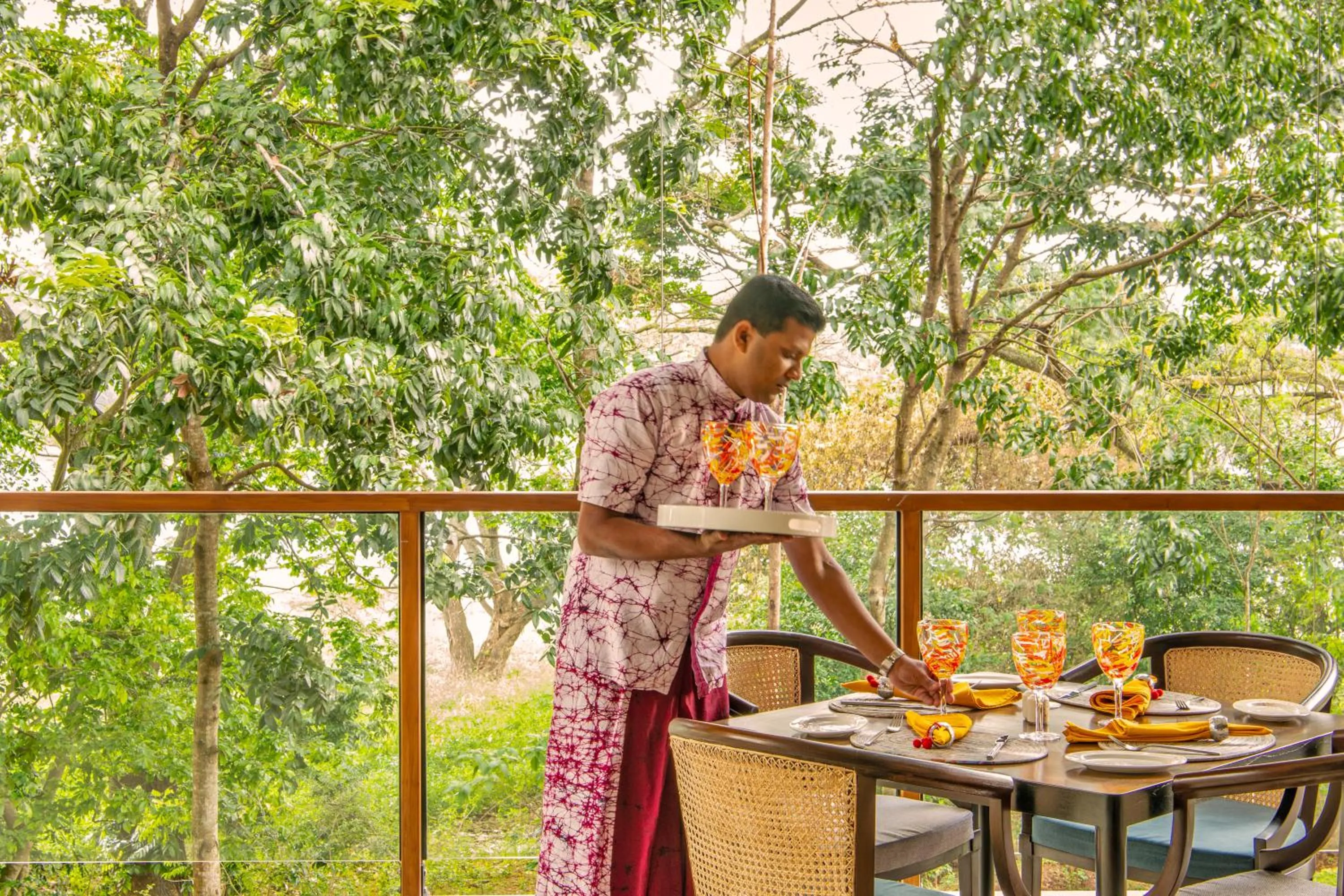 Breakfast in Jetwing Kandy Gallery, A Luxury Reserve